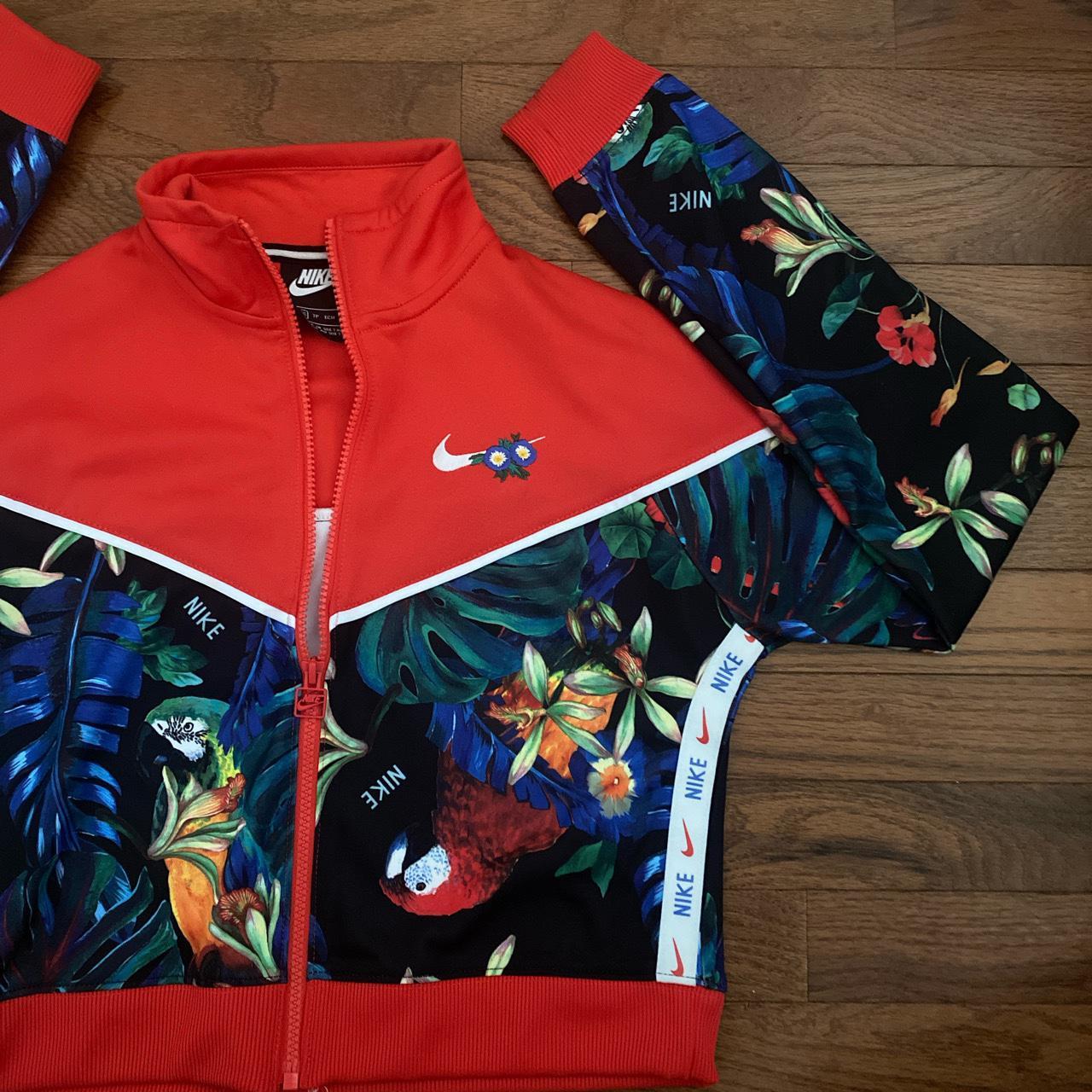 nike tropical print jacket