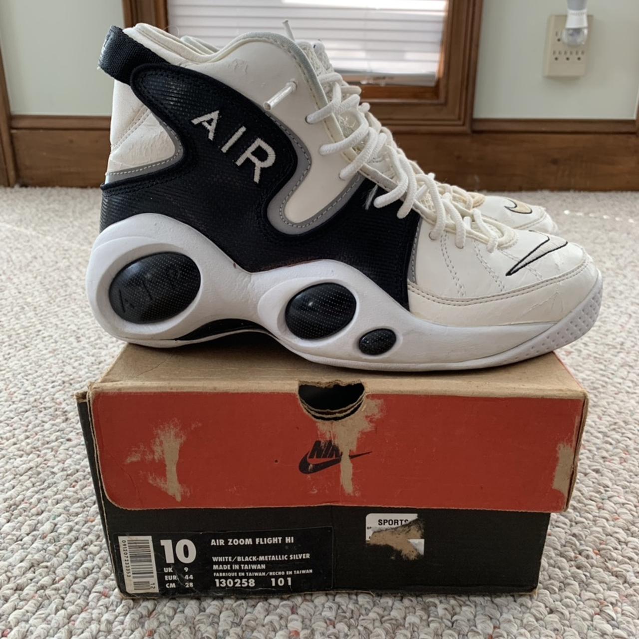 RARE Nike air zoom flight hi 1995 men's size 10.... - Depop