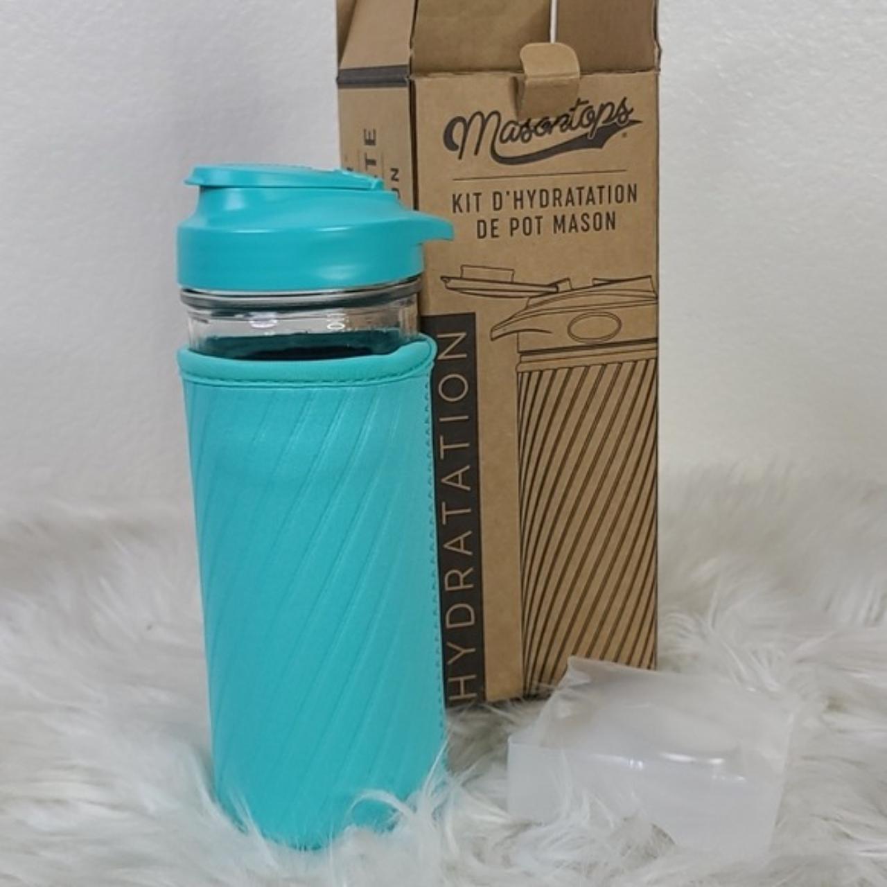 Masontops Mason jar hydration kit glass water bottle... Depop