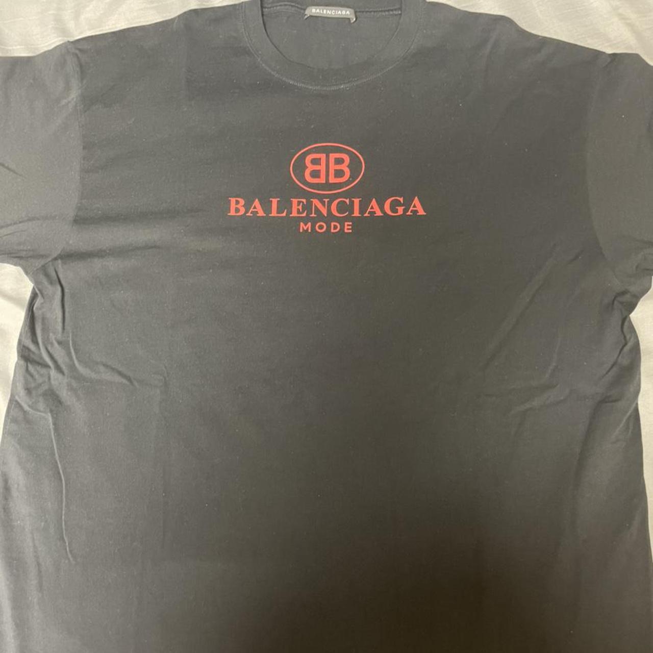 balenciaga mode black t shirt