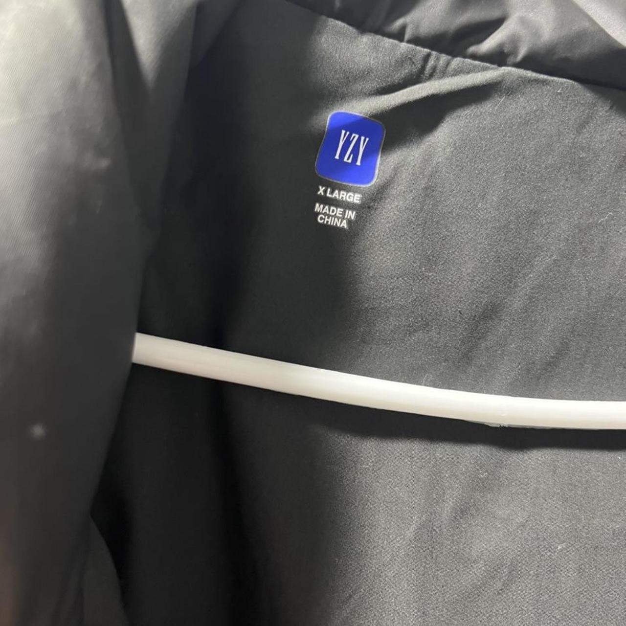 yeezy gap black round jacket