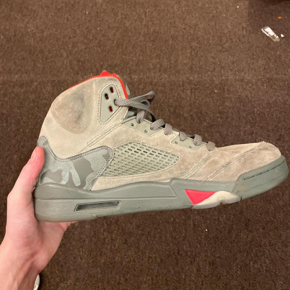 retro 5 grey camo