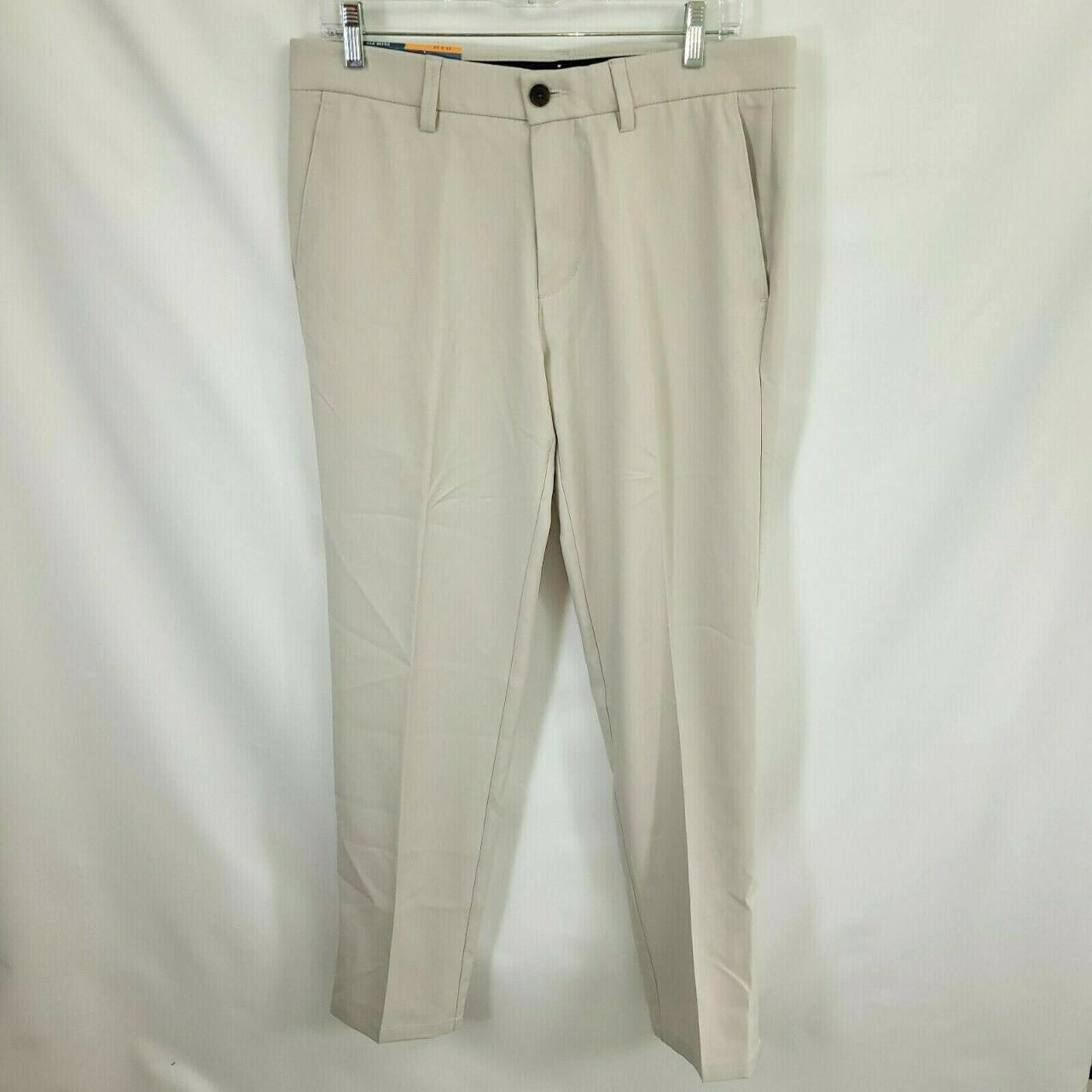 NWT Haggar H26 Slim Fit Performance Dress Pants 33