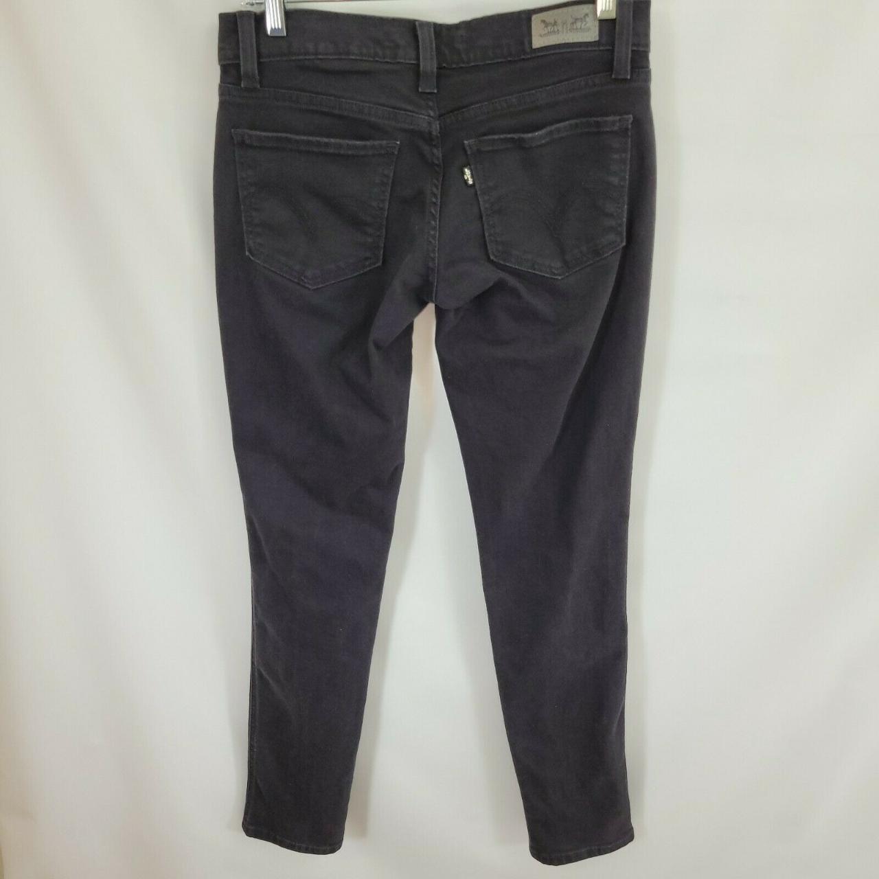 LEVIS 524 Too Superlow 5M (30x32) Black Jeans Studs... - Depop