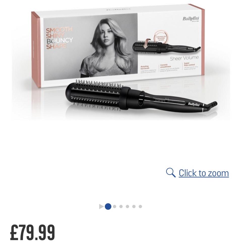 Babyliss sheer volume hot rotating brush. Amazing