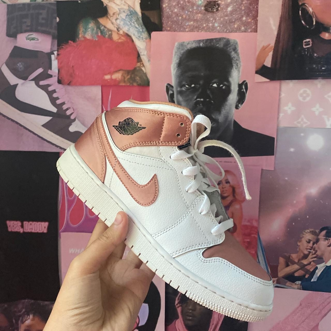 rose gold jordans mens
