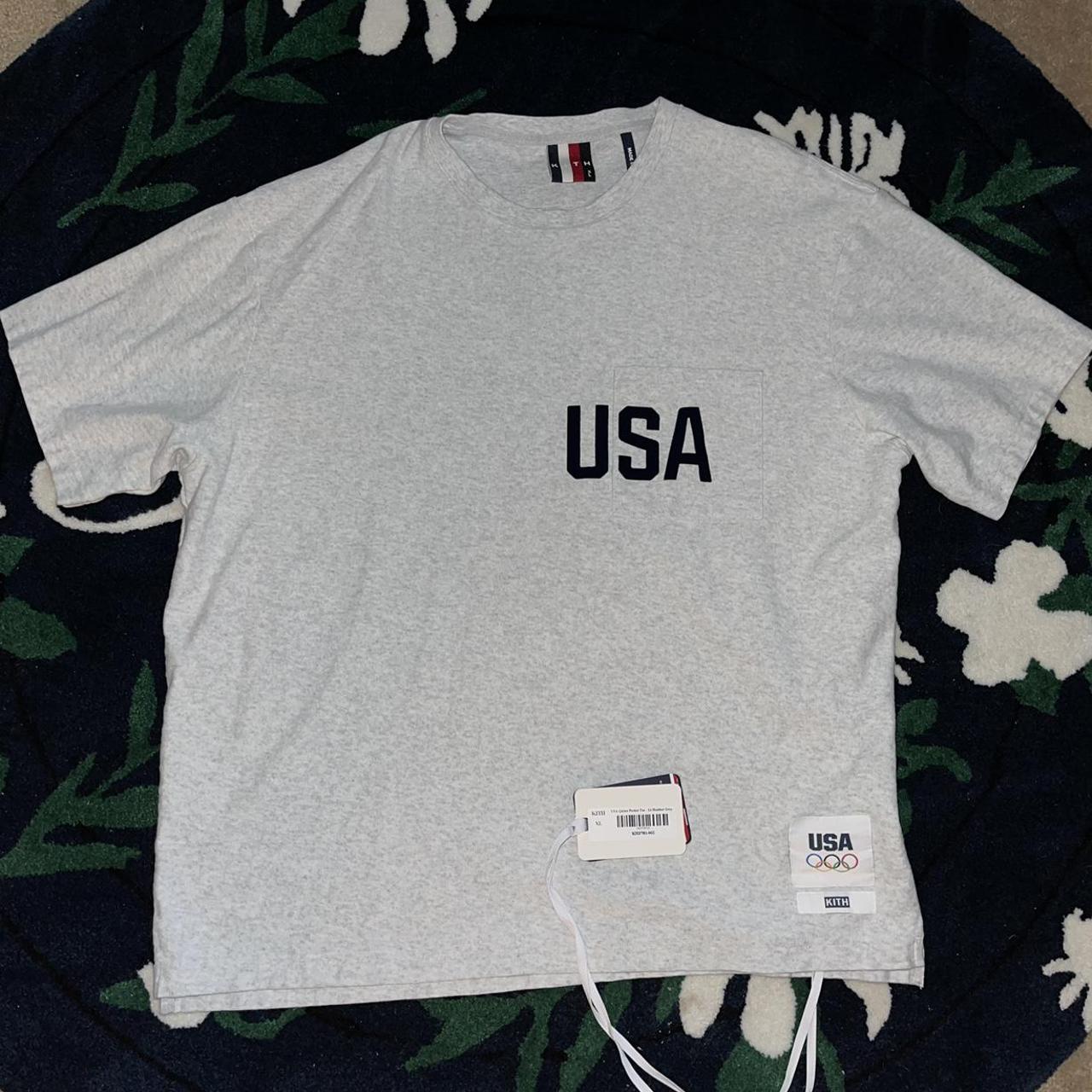 KITH For Team USA Olympics Quinn Heather Grey Pocket...