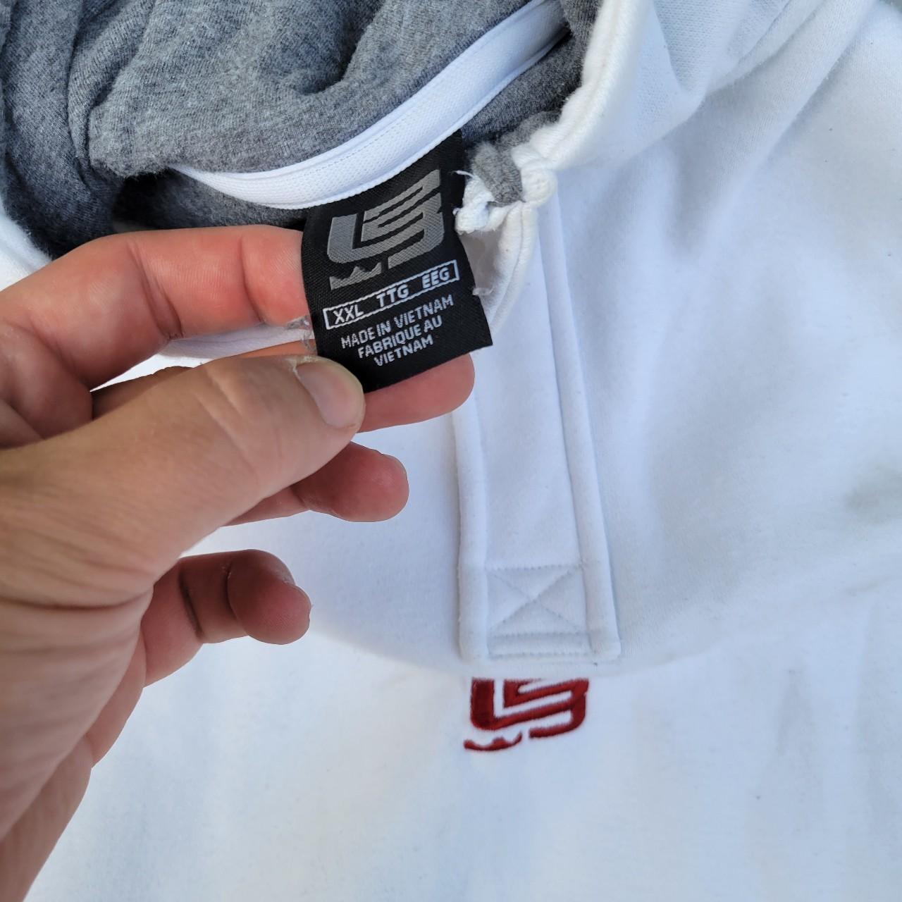 Vintage Nike Lebron James Hooded Sweatshirt - Depop