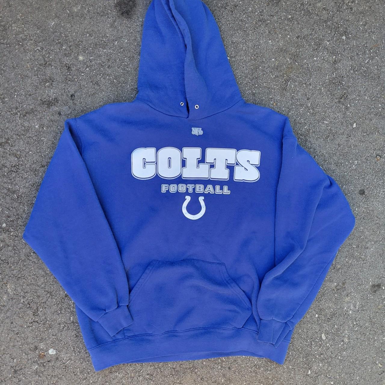 Vintage Indianapolis colts hoodie dated 1995 - Depop