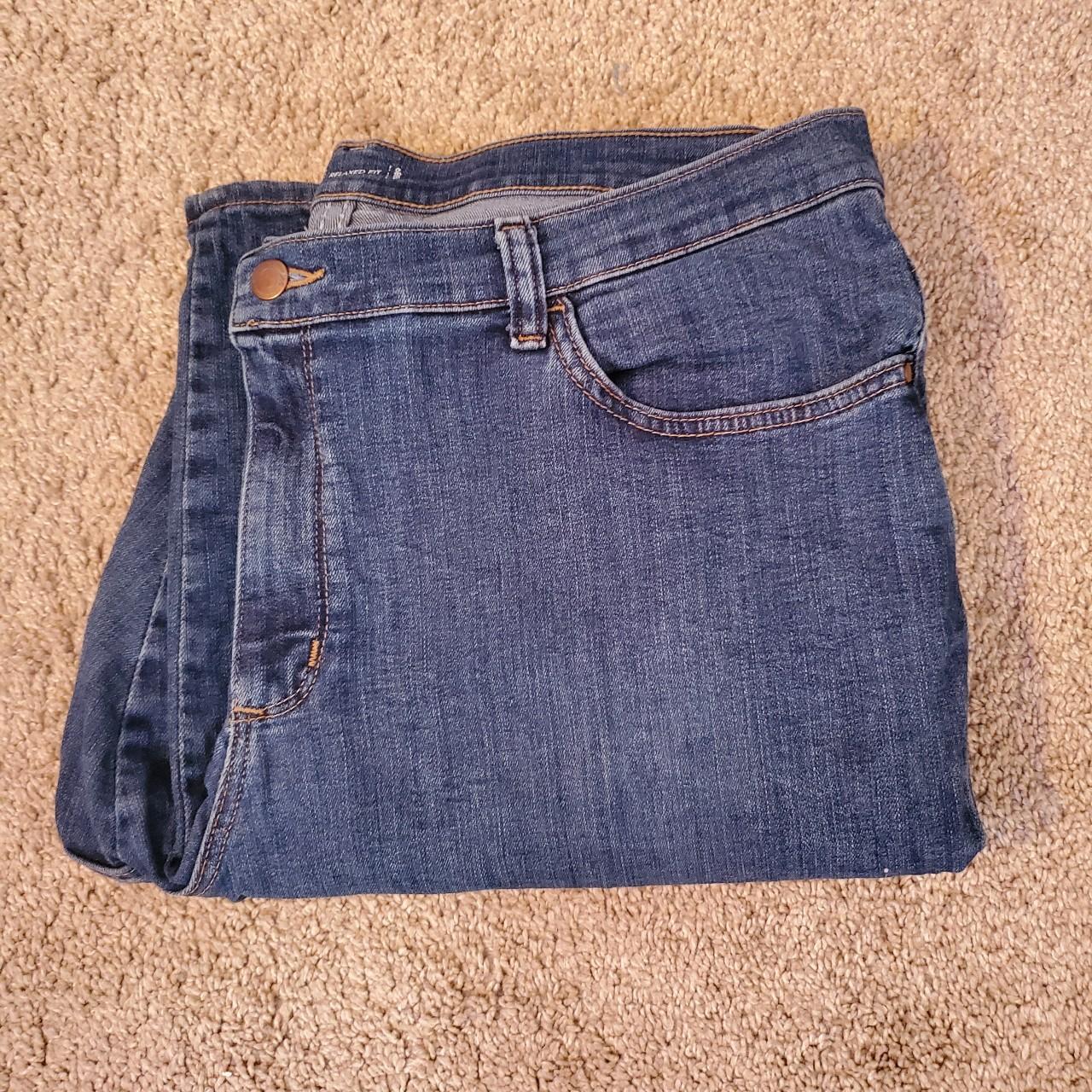 Woman's relaxed fit Lee jeans. Size 16. Never... - Depop