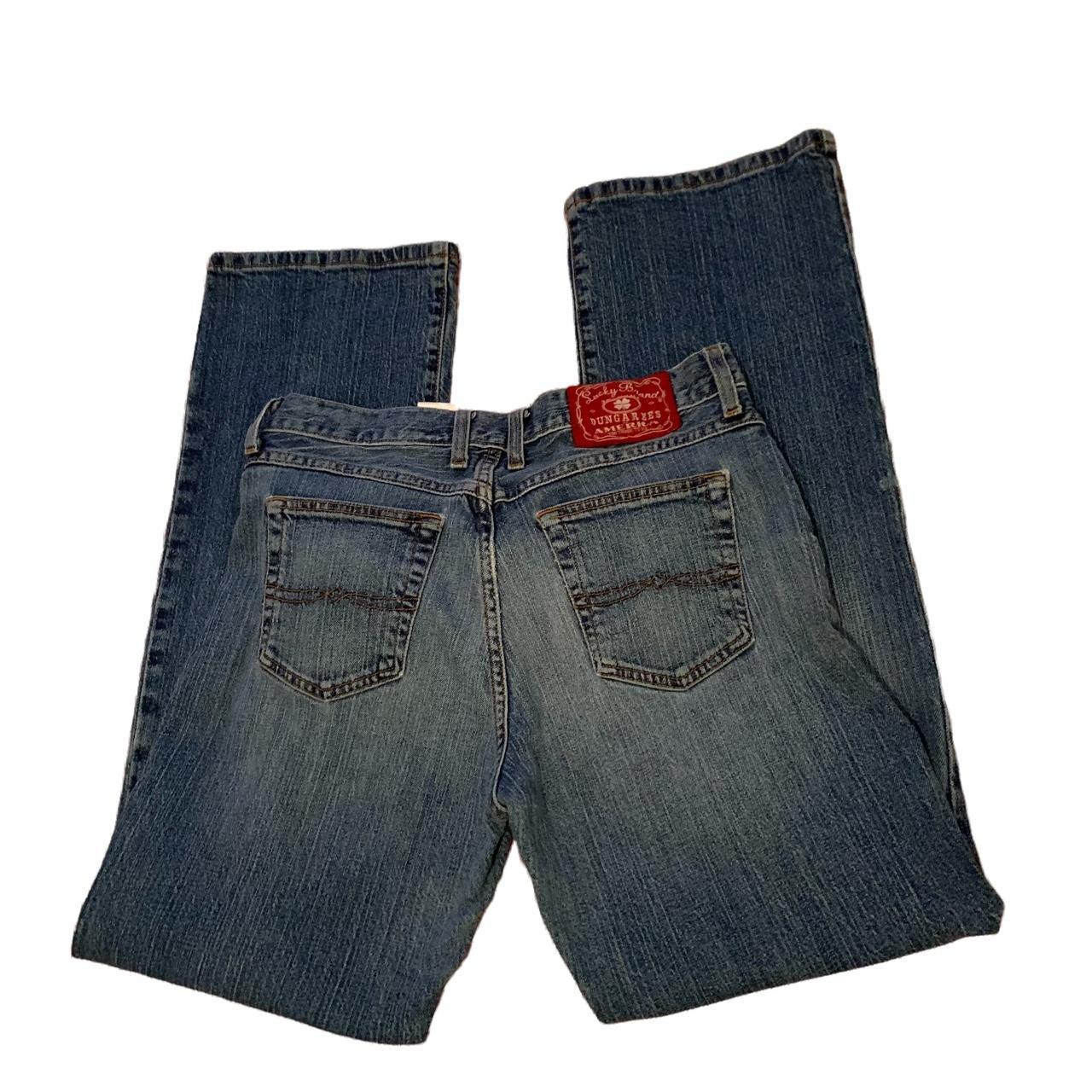 Lucky Brand Zipper Fly Dungarees Denim Jeans W 40 L 31 
