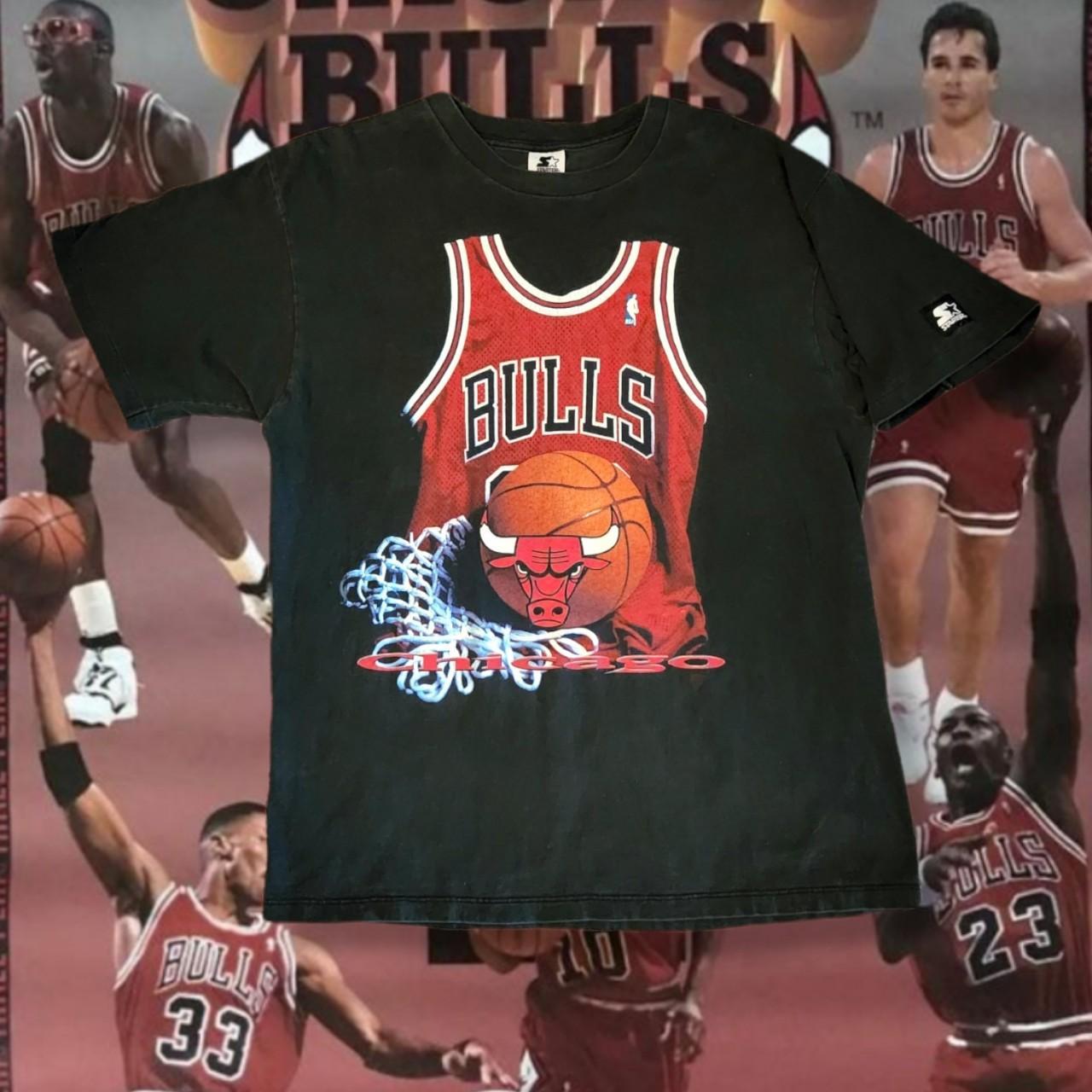 Vintage Chicago Bulls Nutmeg Sweater Men Large Red NBA Basketball Sweatshirt
