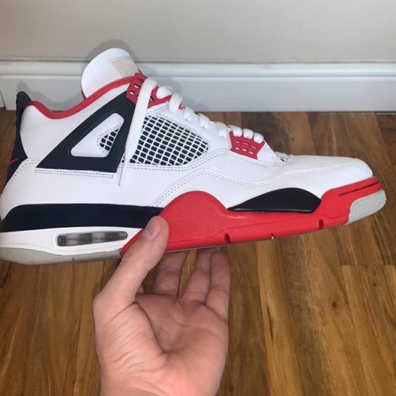 Jordan 4 Fire Red (2020) 👀 Authentic🧼 Condition:... - Depop