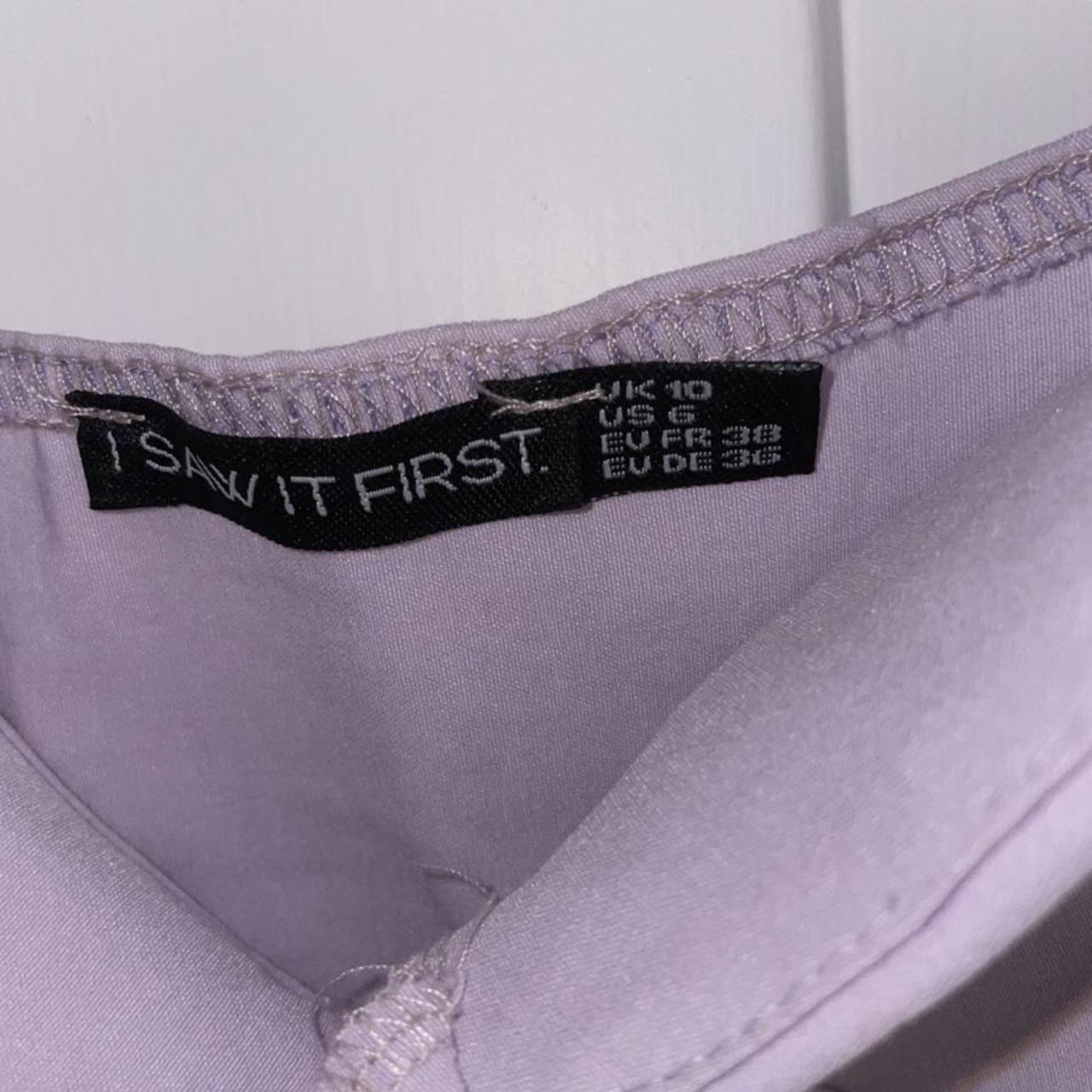 Lilac evening going out dress, short skirt. Worn on... Depop