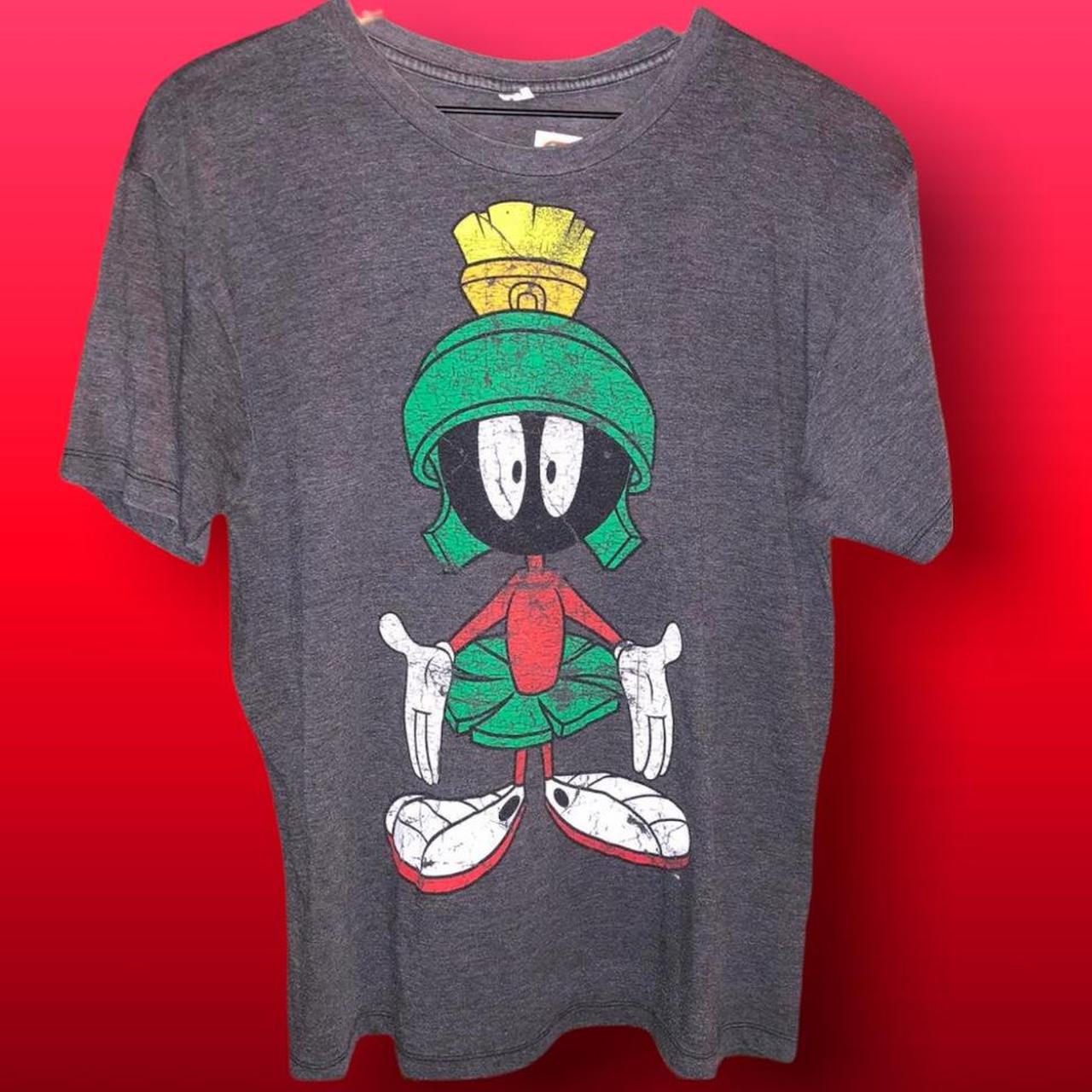 Vintage Marvin the Martian shirt Tag is ripped off... - Depop