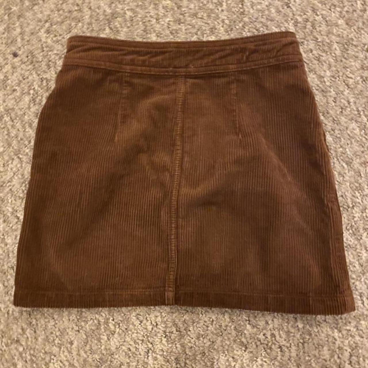 Urban Outfitters Brown Corduroy Skirt 🍁 - Hardly... - Depop