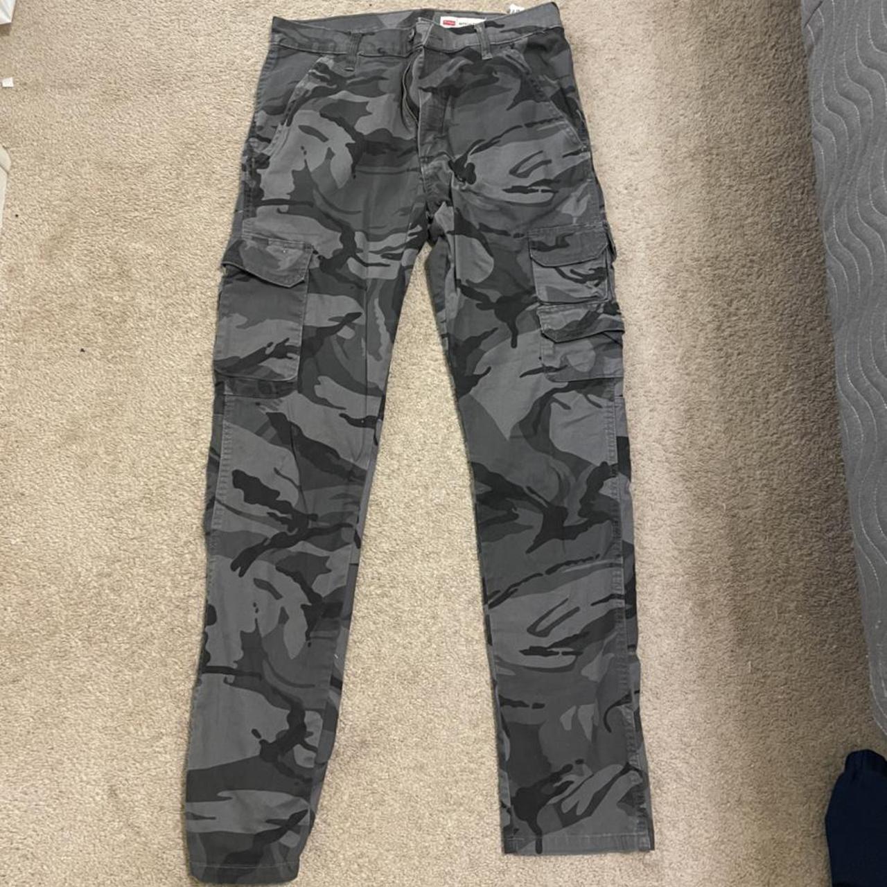 black camp cargo pants. only worn a couple of times... - Depop