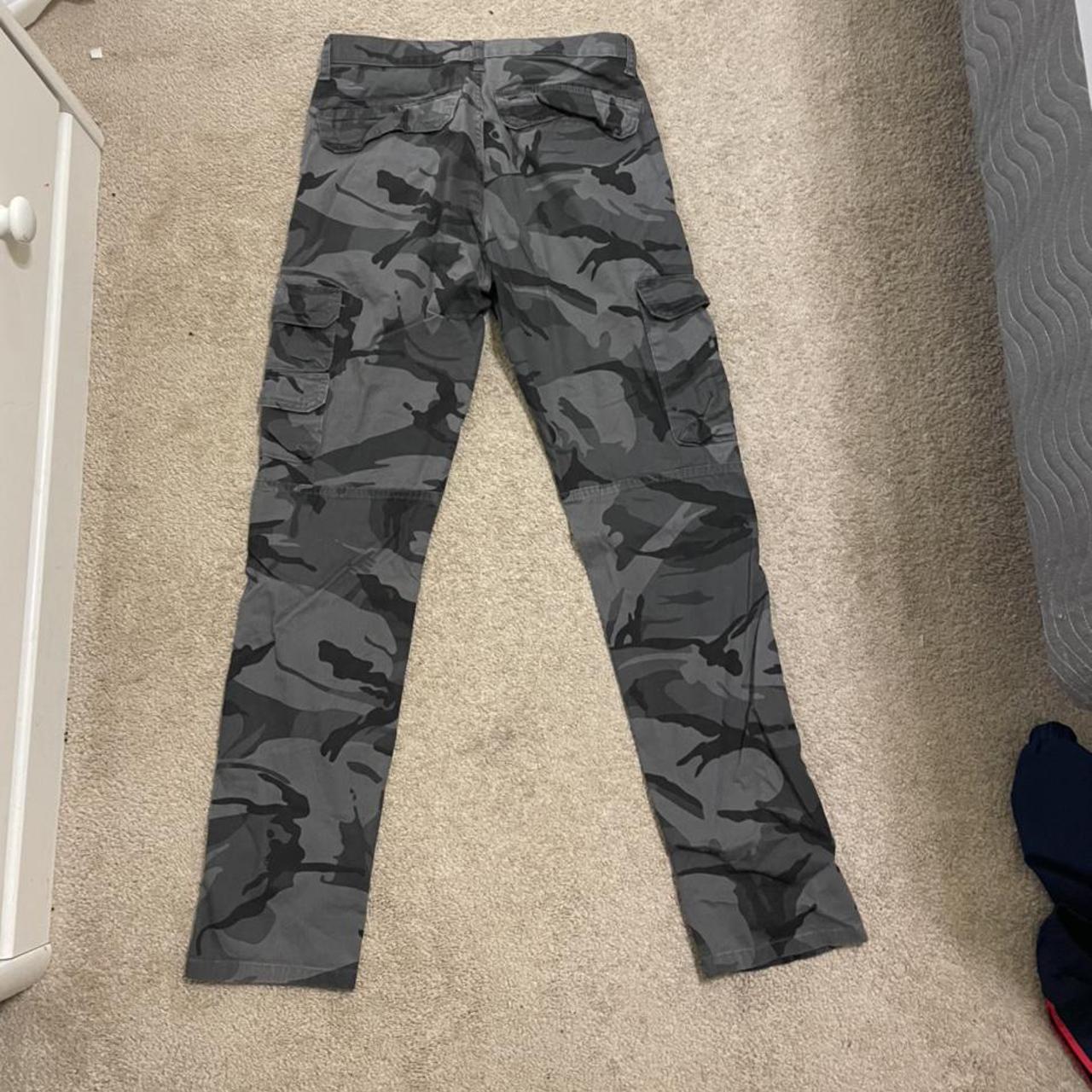 black camp cargo pants. only worn a couple of times... - Depop