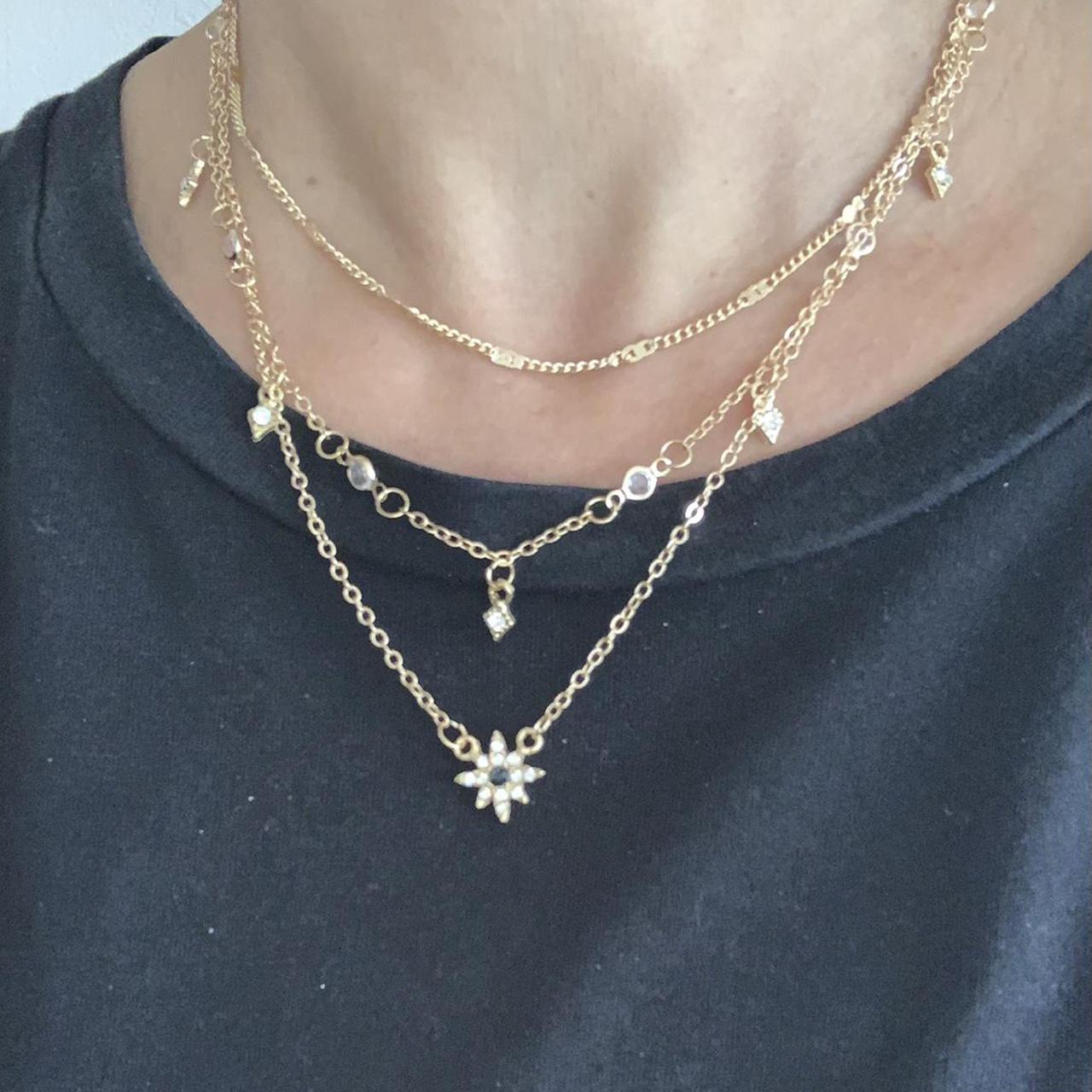 Louis Vuitton Gold Coin Charm Necklace Chain: 23 - Depop