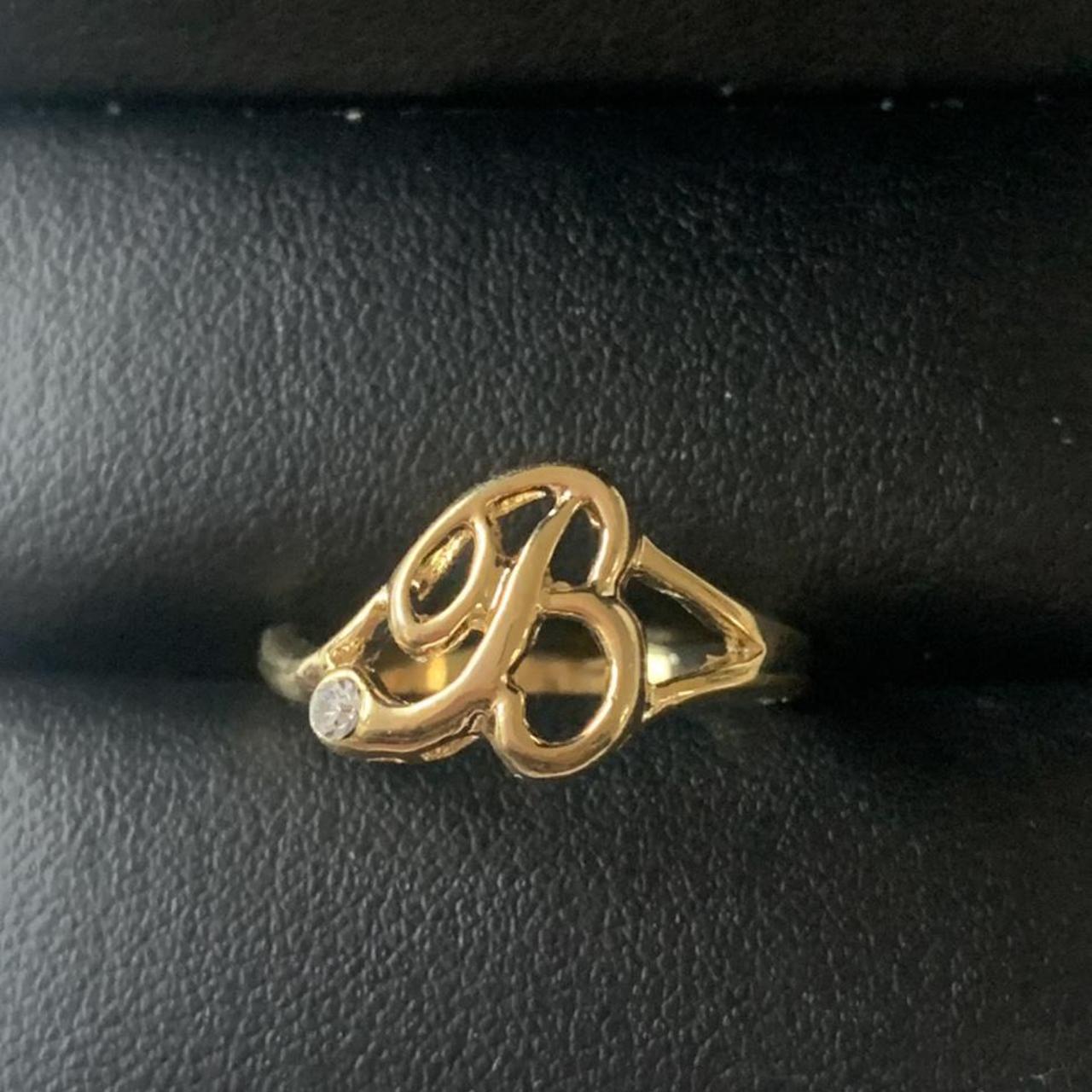 Initial Letter B Ring - Available In Different... - Depop