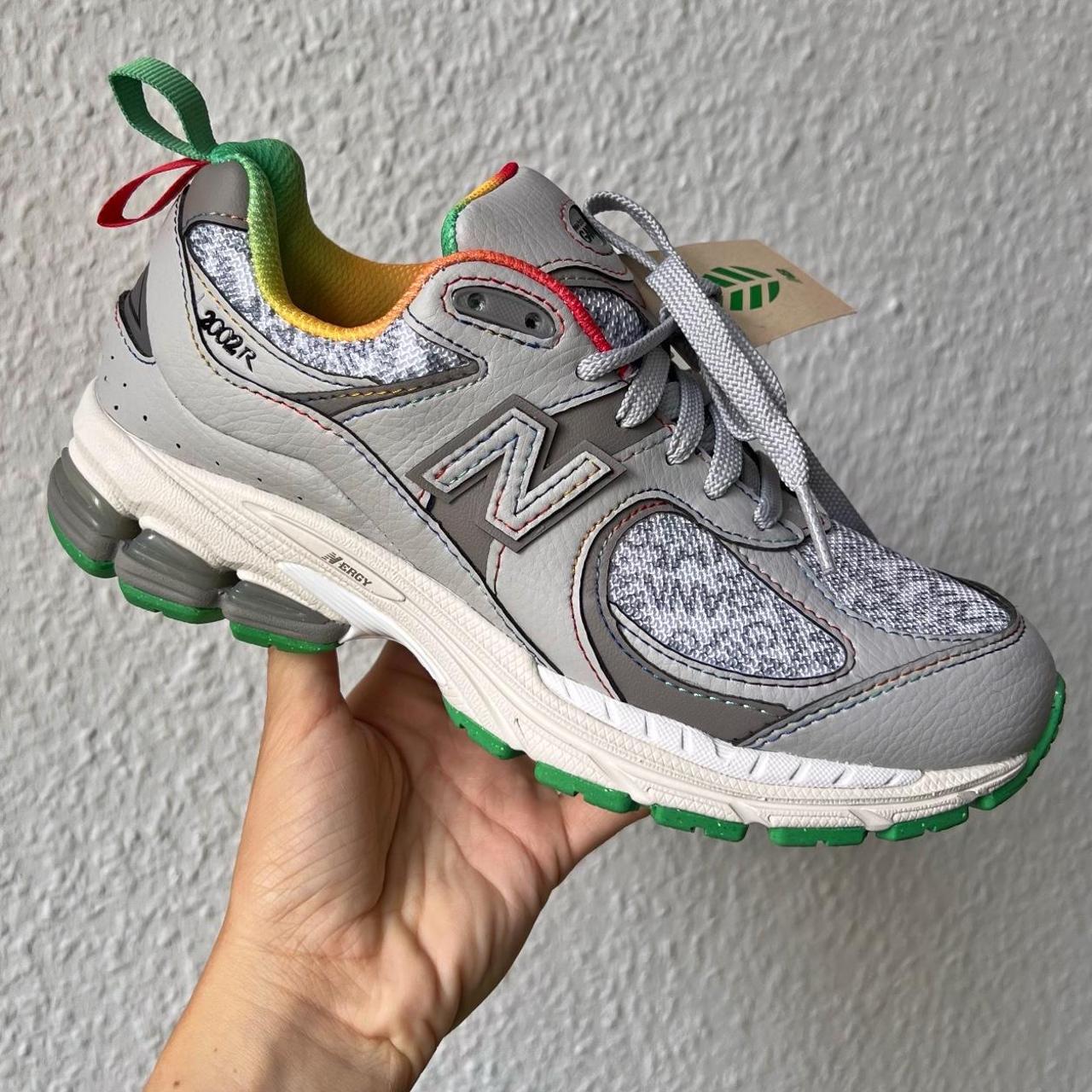 New Balance x Ganni 2002r trainers sneakers Rainbow... Depop