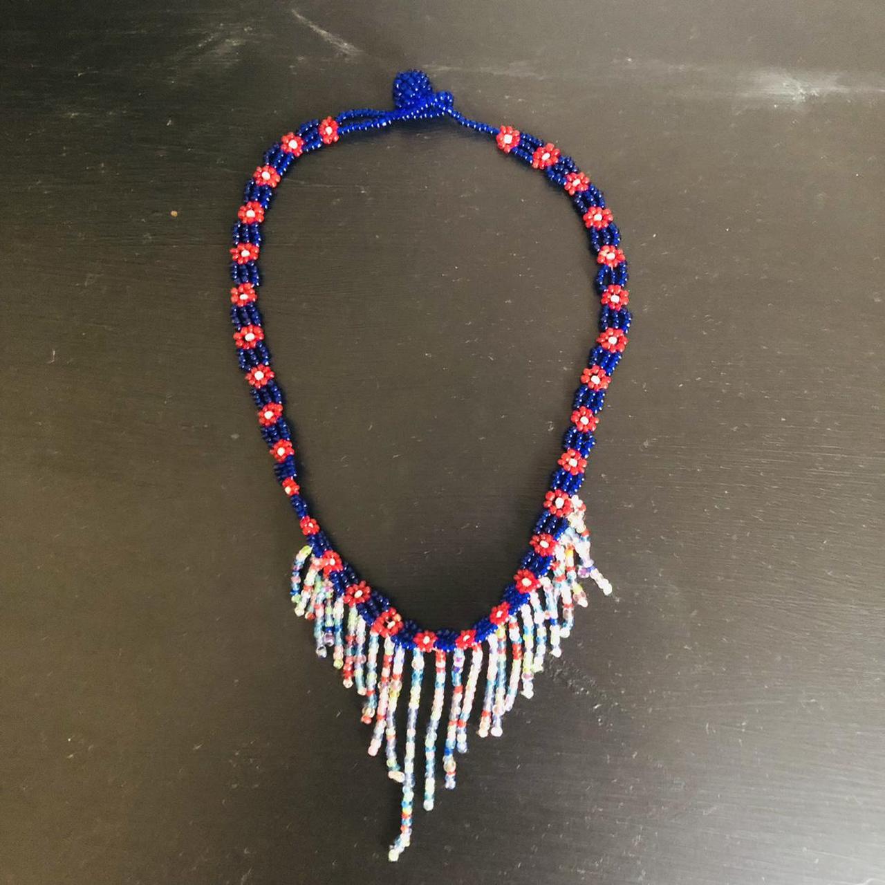 Women's Blue and Red Jewellery (3)