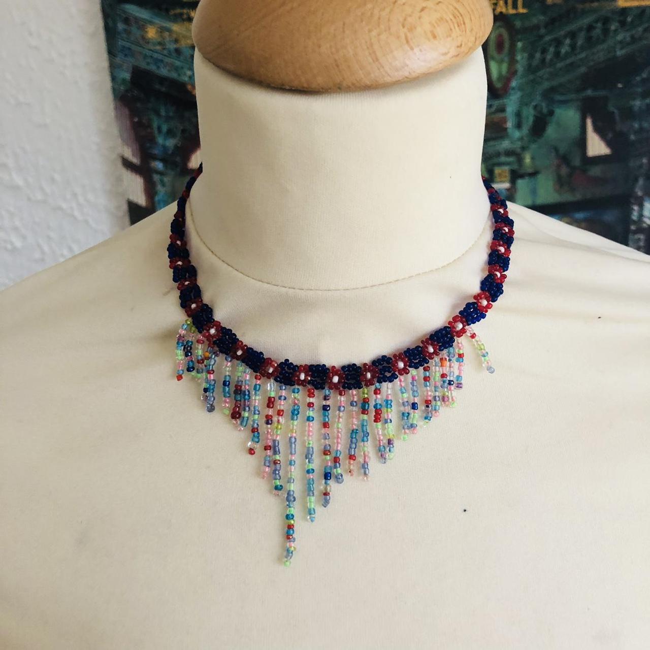 Women's Blue and Red Jewellery