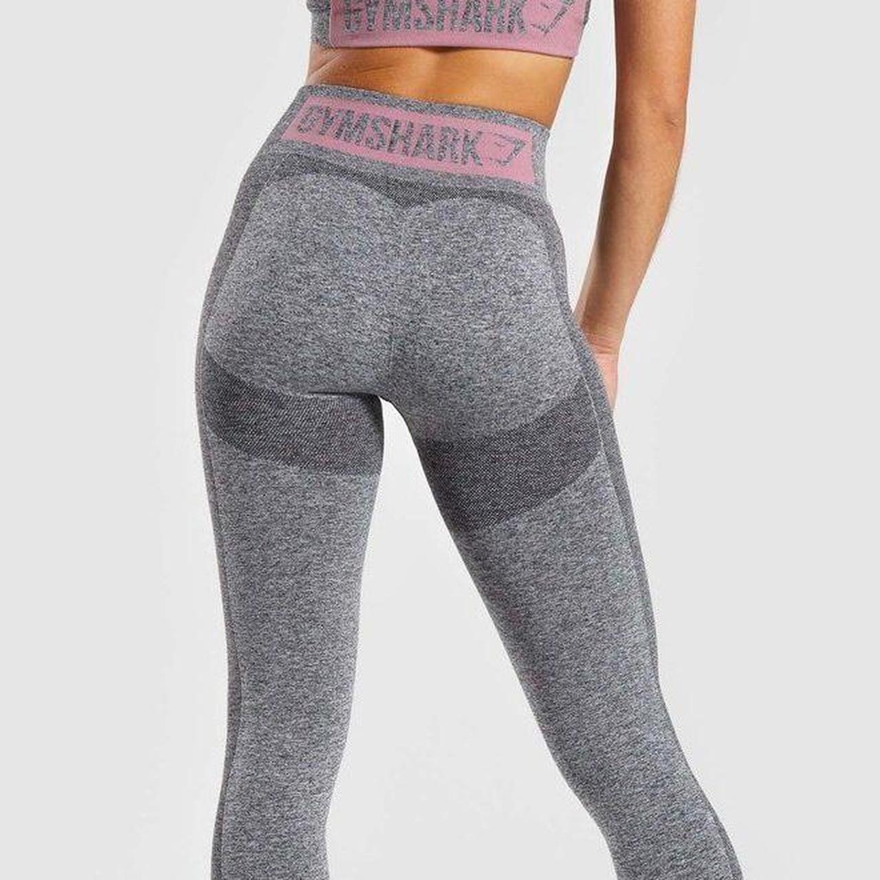 gymshark leggings pink and grey