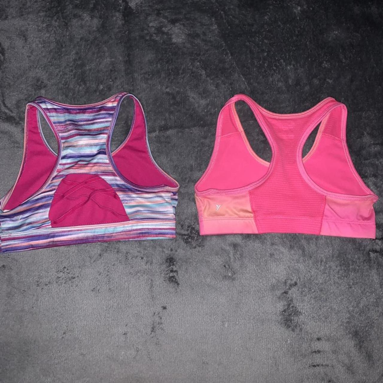 2 Old navy girls sports bras Size M(8) Used but no - Depop