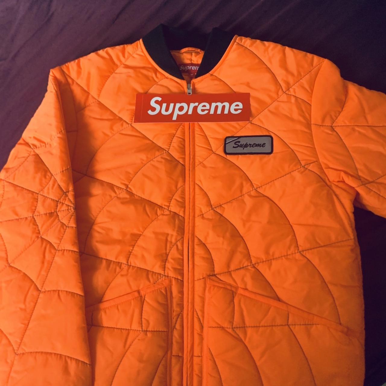 Supreme spider web on sale jacket