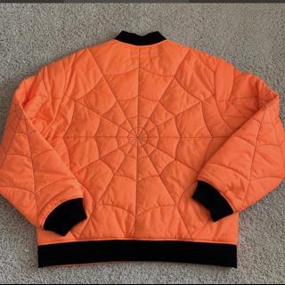 Supreme Spider Web Quilted Work Jacket Original... - Depop