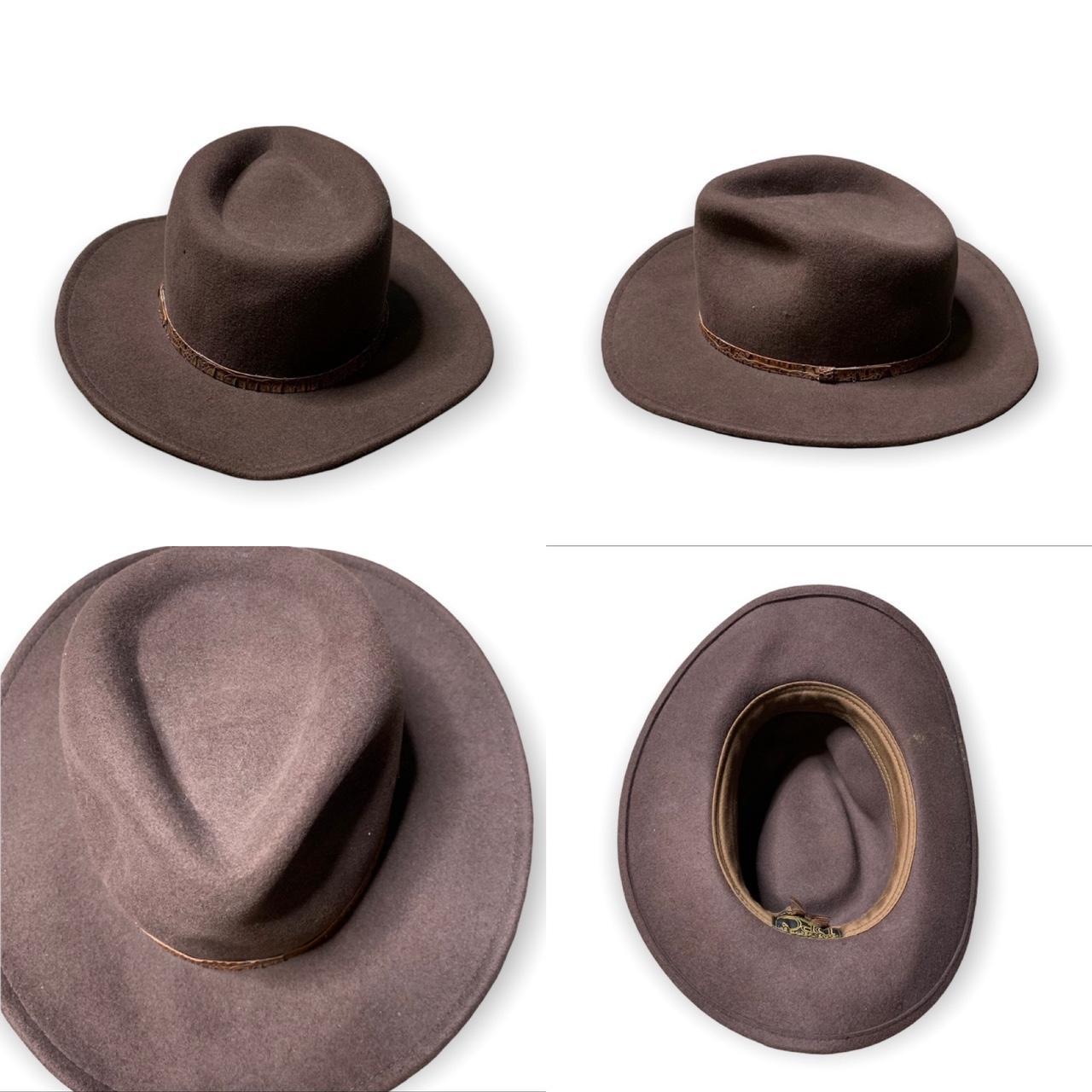 Vintage Dorfman Pacific Co Brown Wool Fedora - Depop