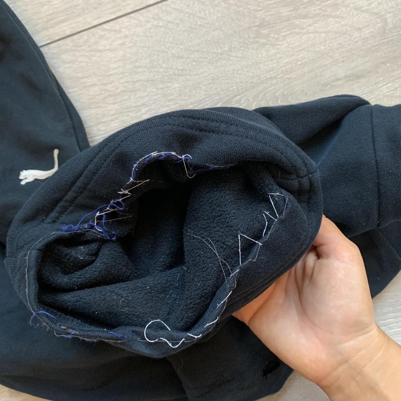 Vintage Navy blue Puma wide leg joggers / sweatpants... Depop