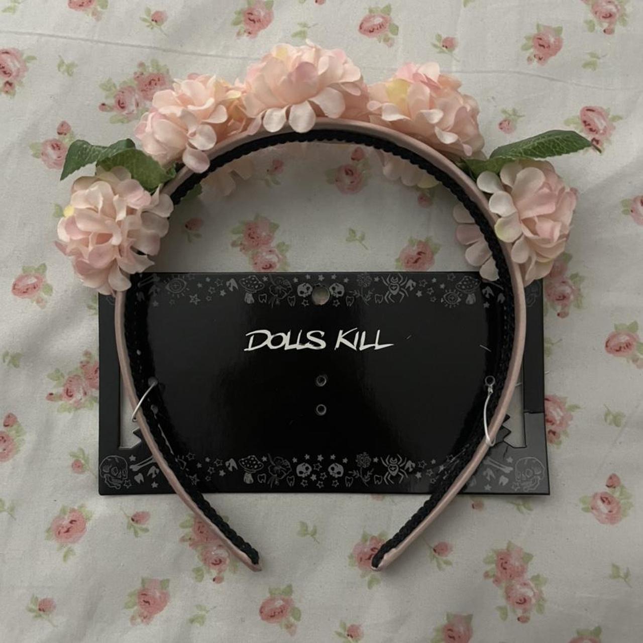 Dolls Kill Womens Pink Hair Accessories Depop 8116