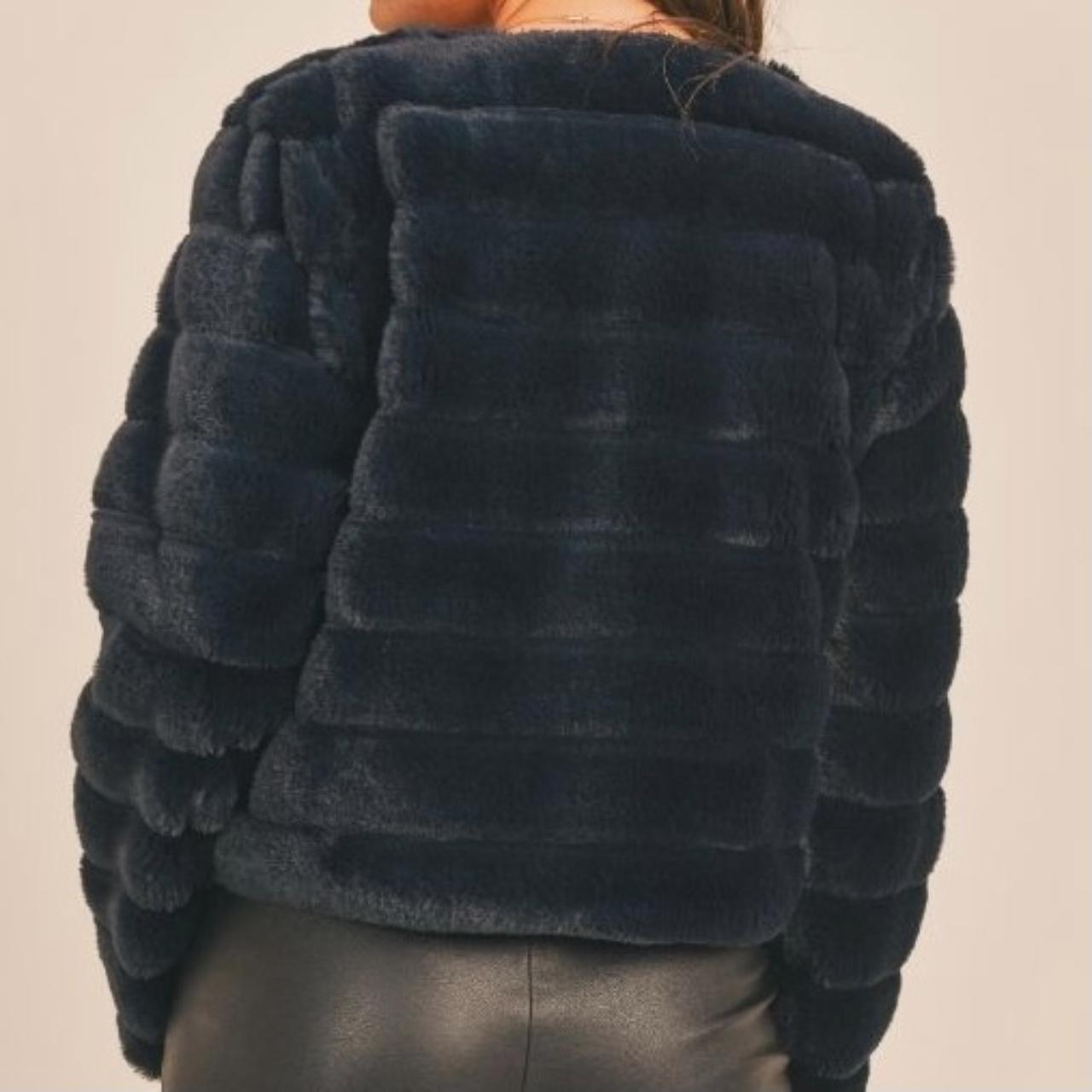 Product Image 2 - CHIC BLACK BUBBLE PATTERN FUZZY