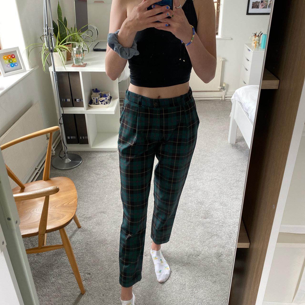 Tartan pants best sale pull and bear