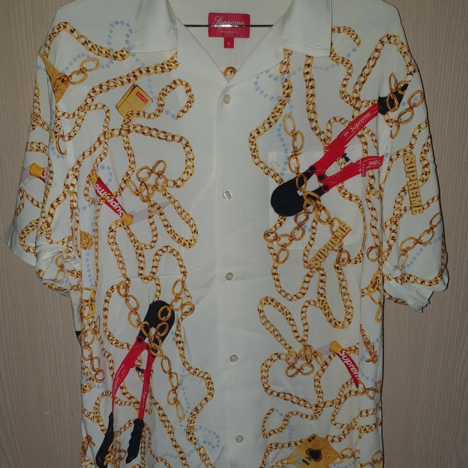 supreme chains rayon shirt