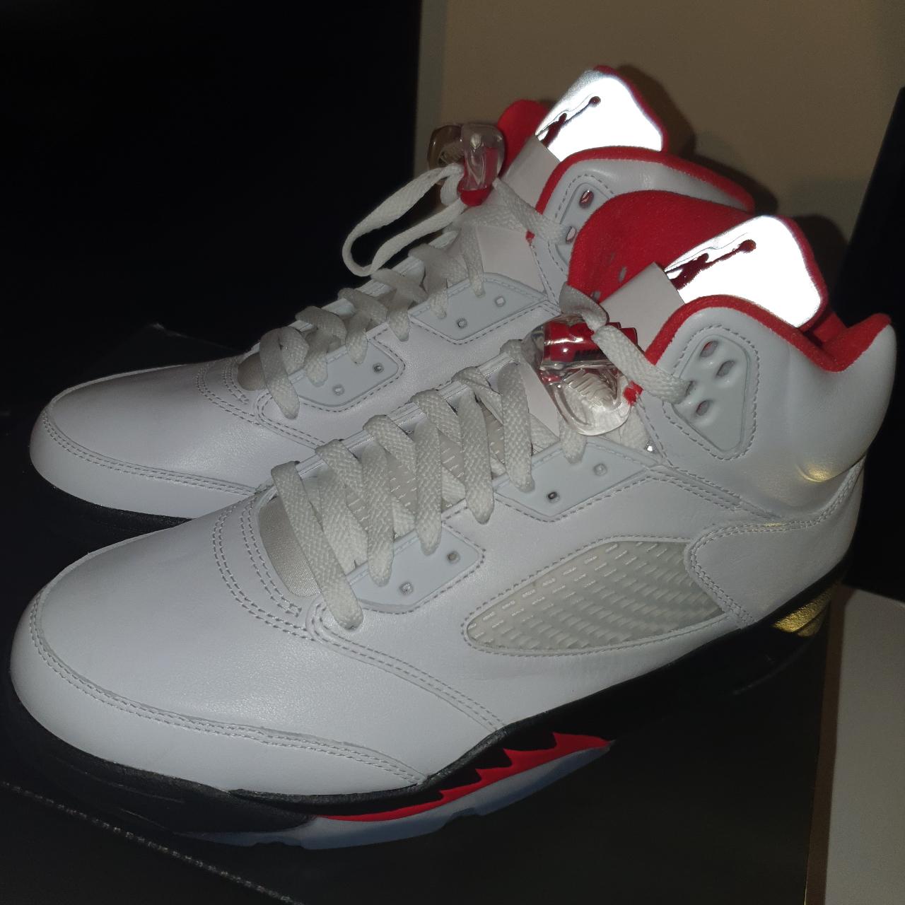 jordan 5 fire red size 8