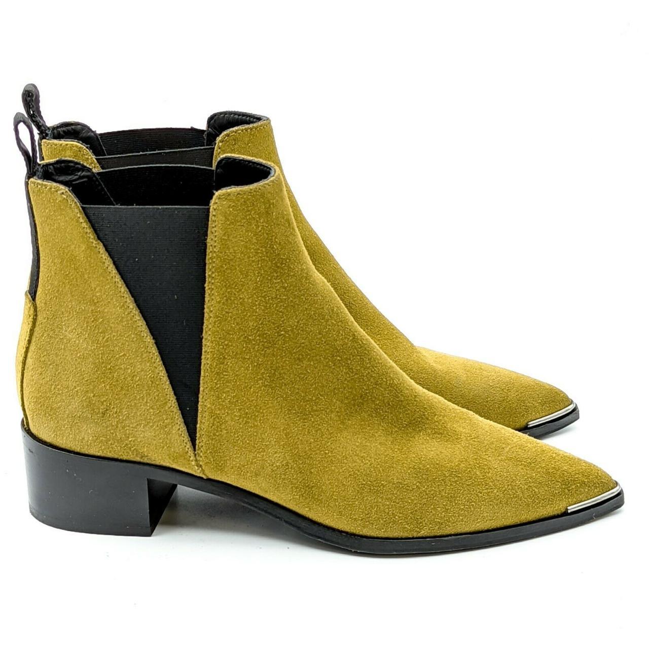 Acne jensen hot sale boots suede