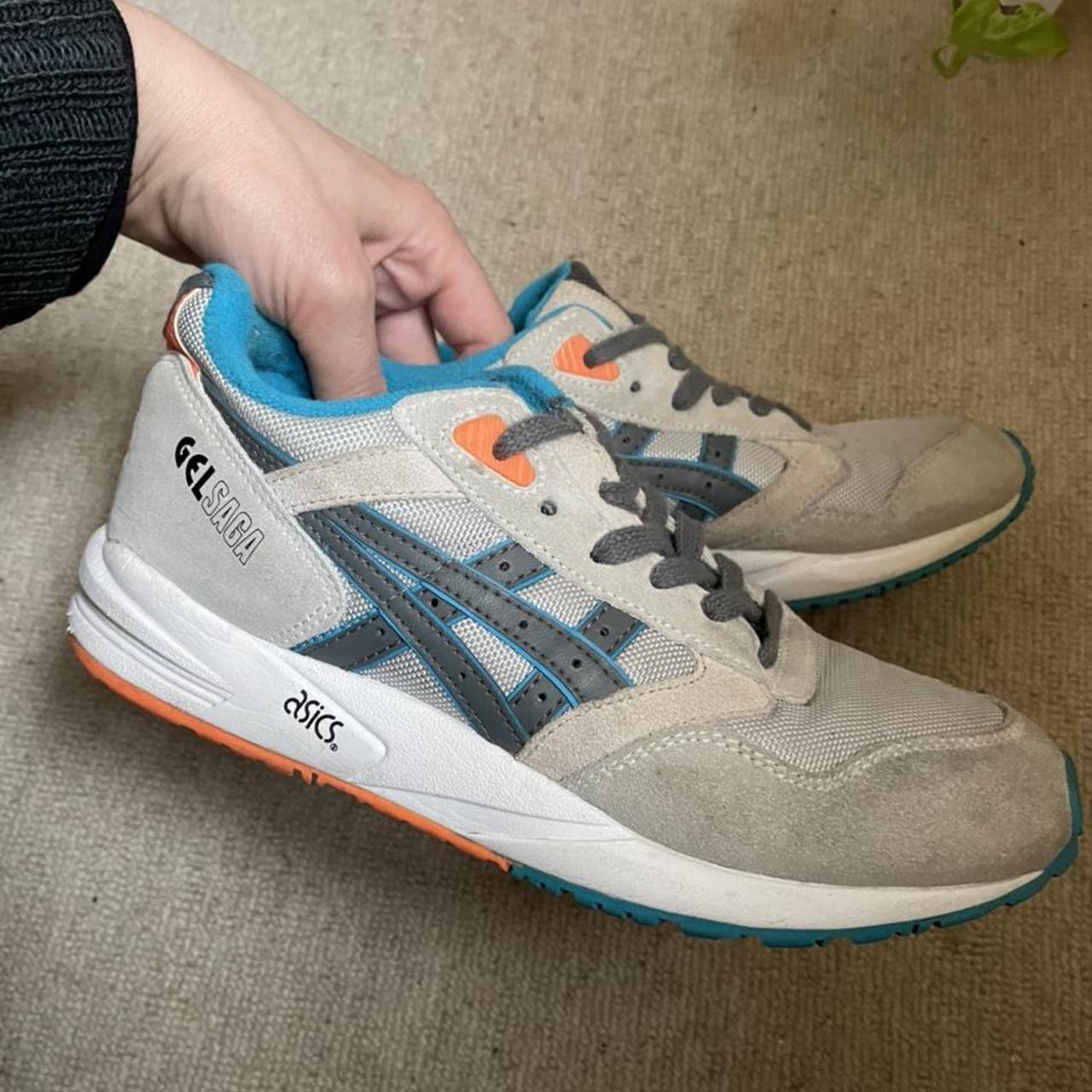 womens navy blue asics