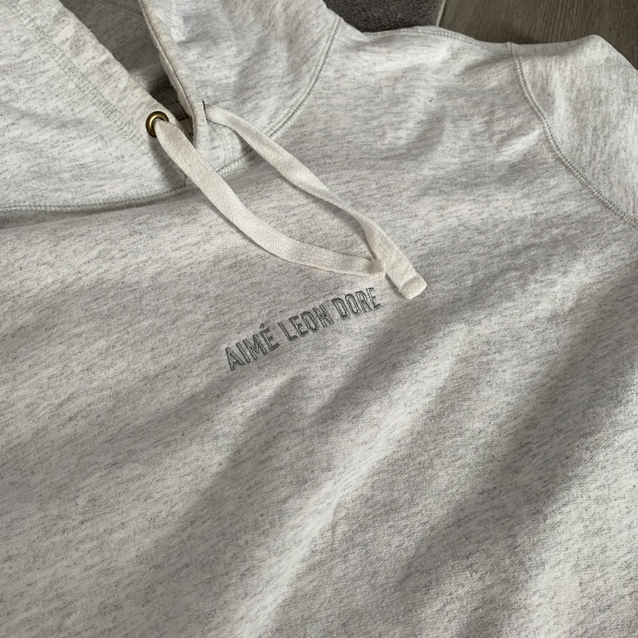 Aime Leon Dore Grey Hoodie. In really good... - Depop