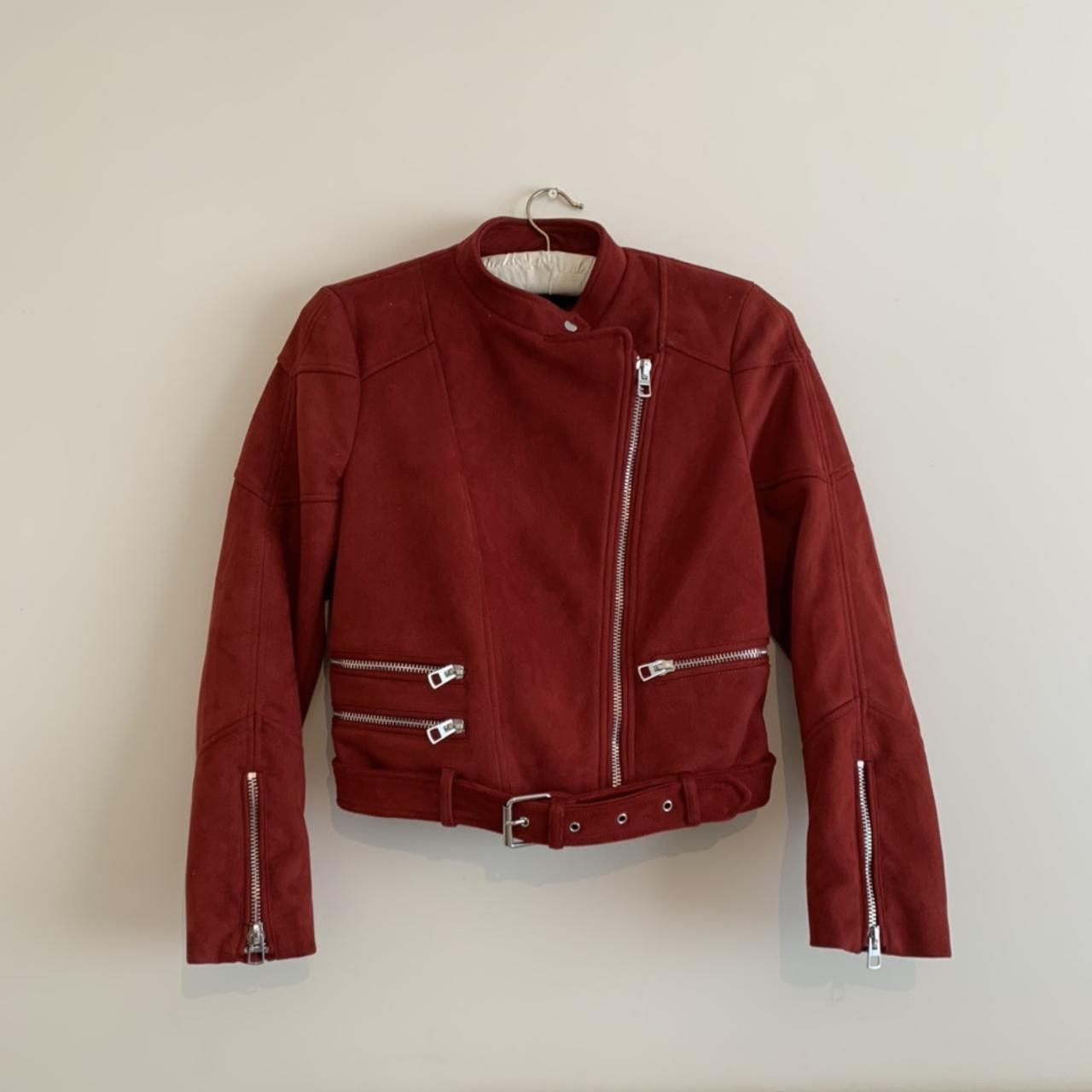 ZARA Trafaluc red suede feel Not worn