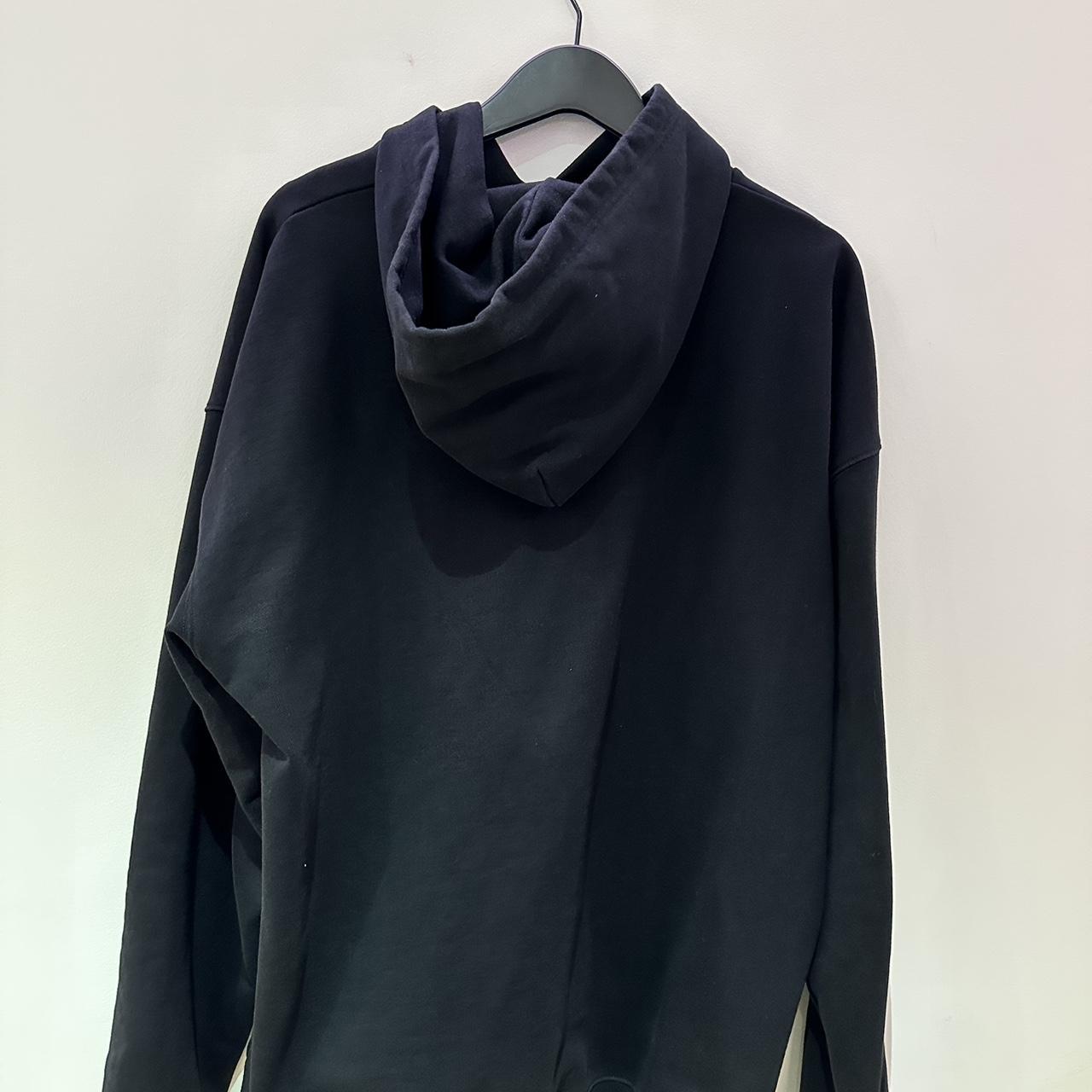 balenciaga hoodie black and red