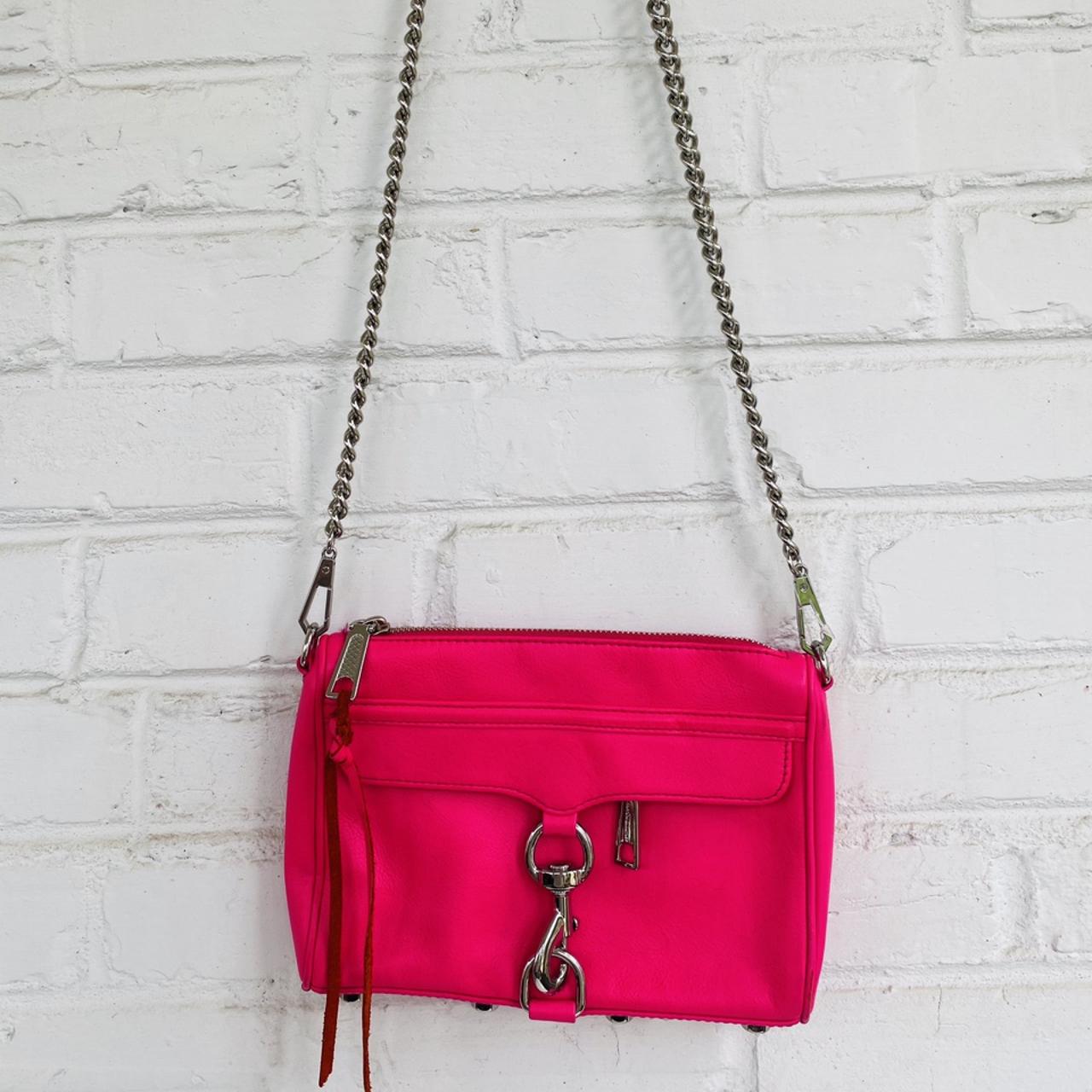 Rebecca Minkoff Women's Pink Bag | Depop