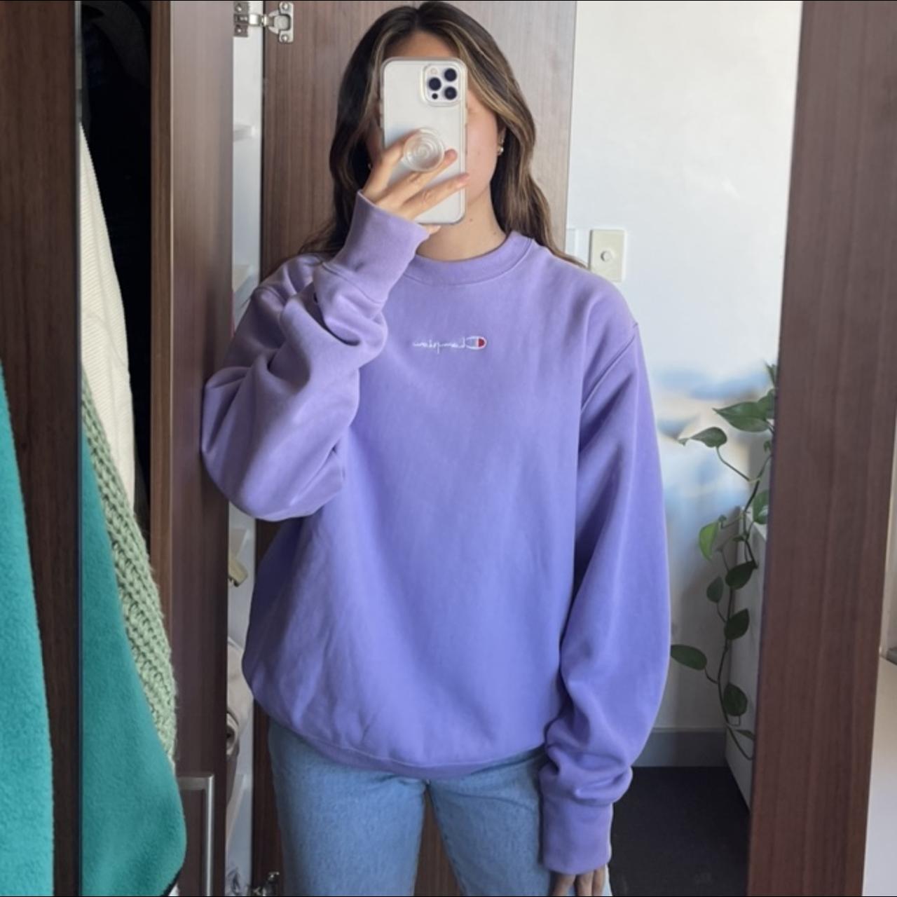 champion purple jumper