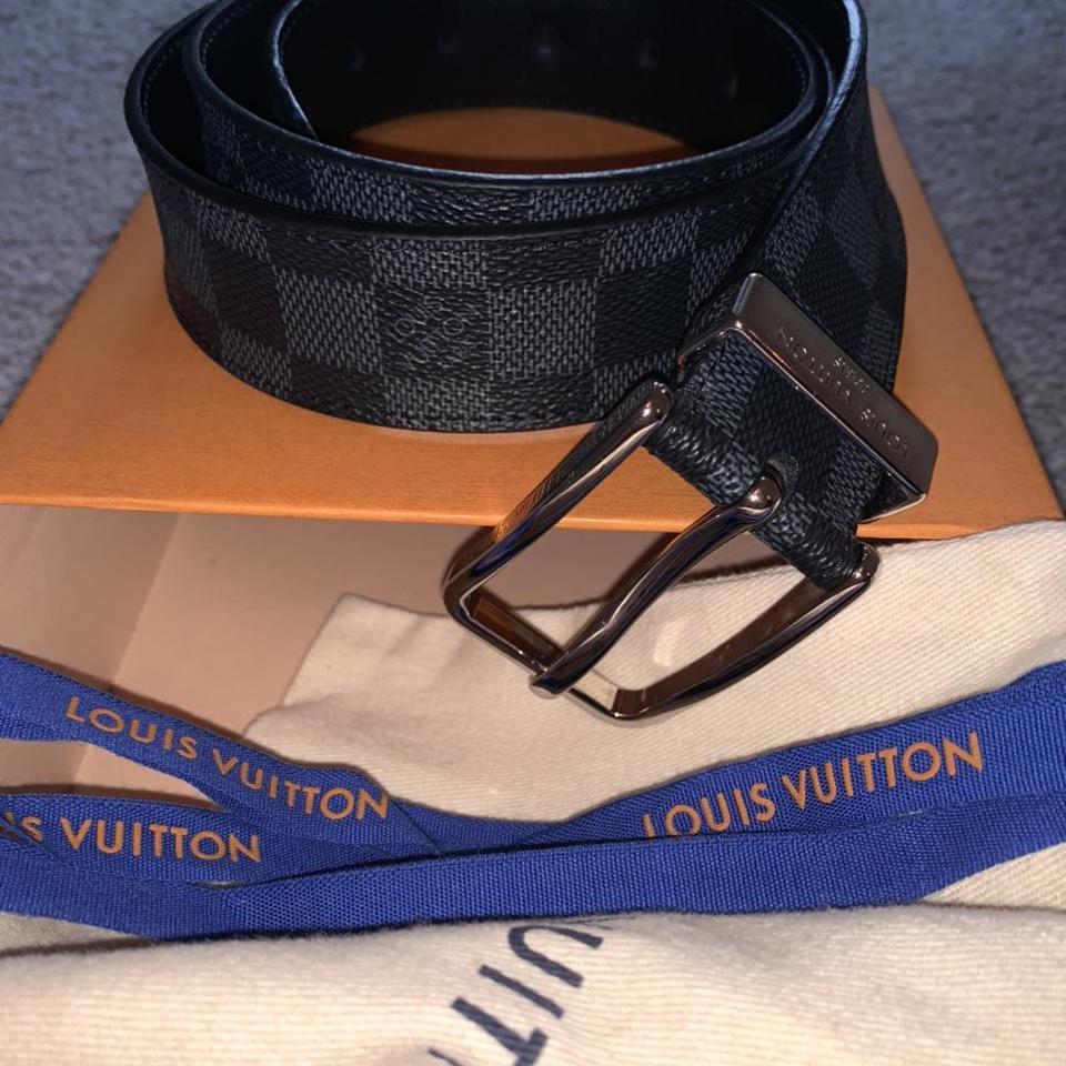 2018 Louis Vuitton Pont-Neuf 35MM Belt - Uniformes - Depop