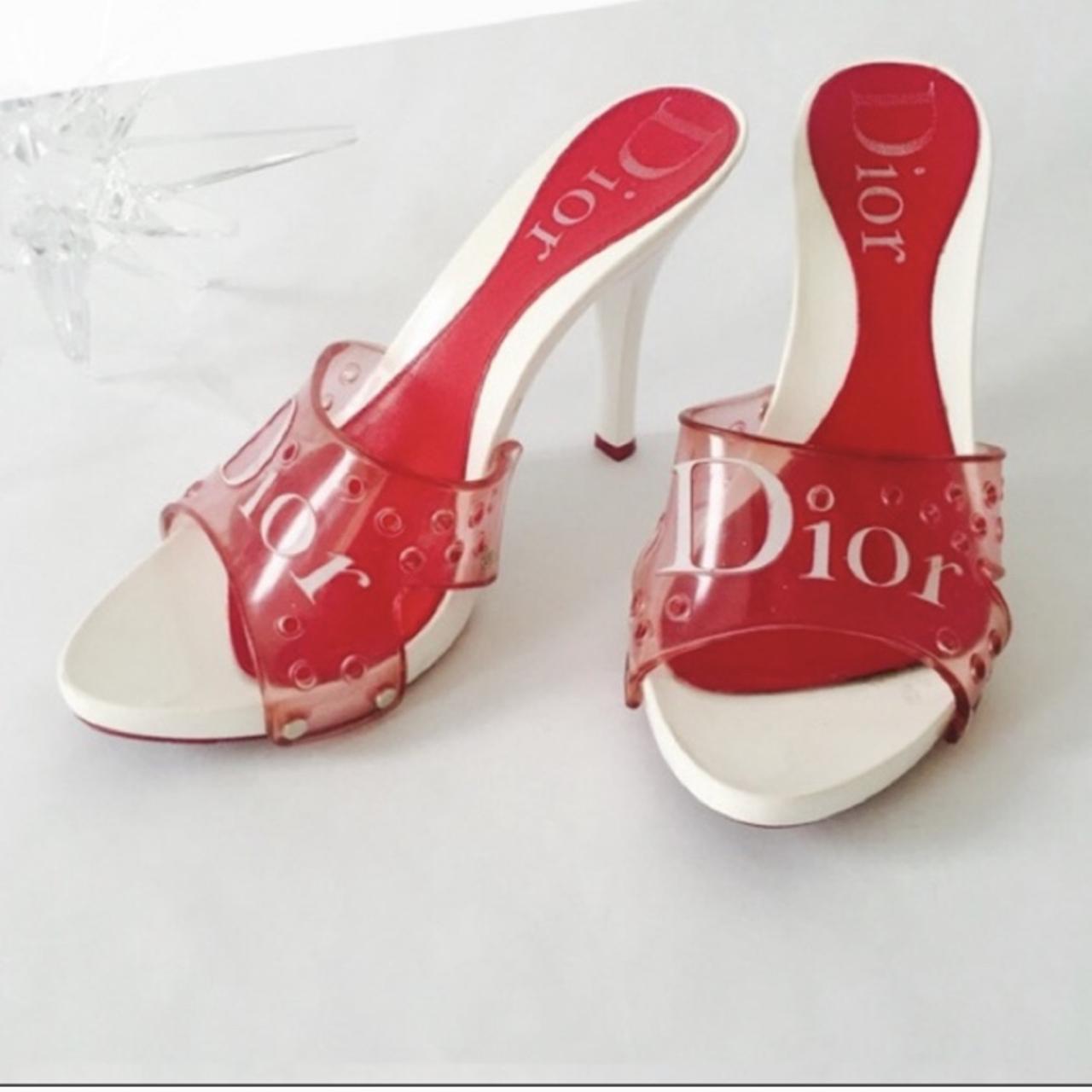 Dior jelly mules new arrivals