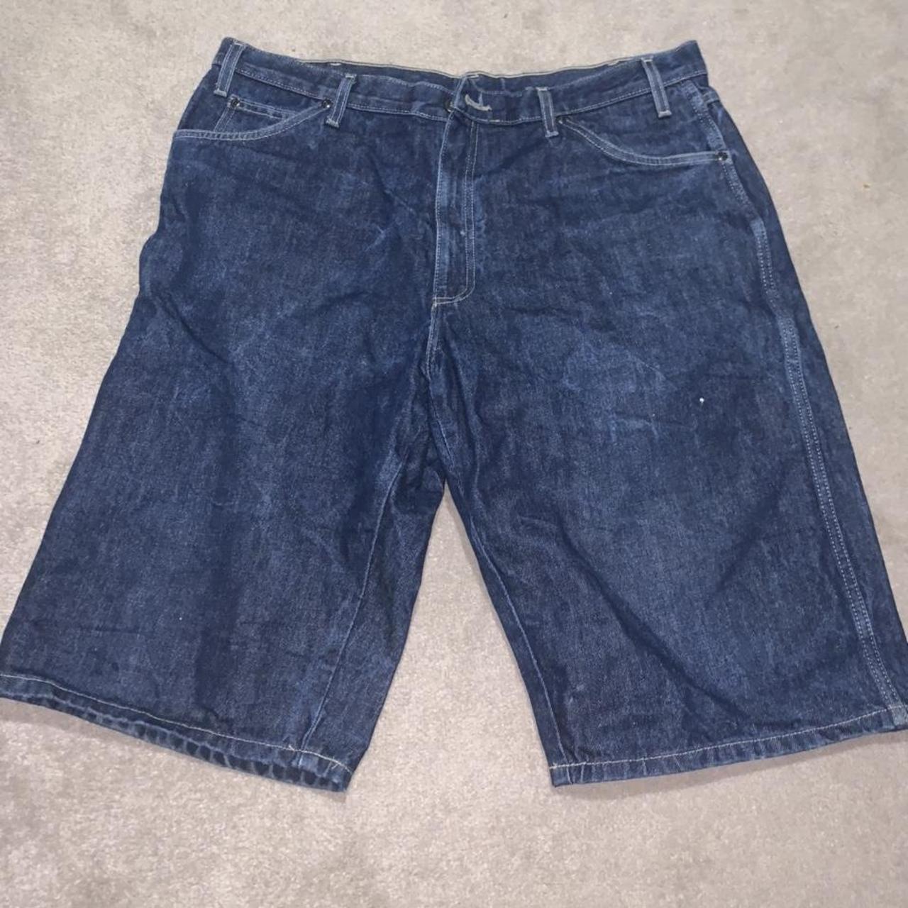 Dickies jean shorts mens Size 36/38 , baggy fit In... - Depop