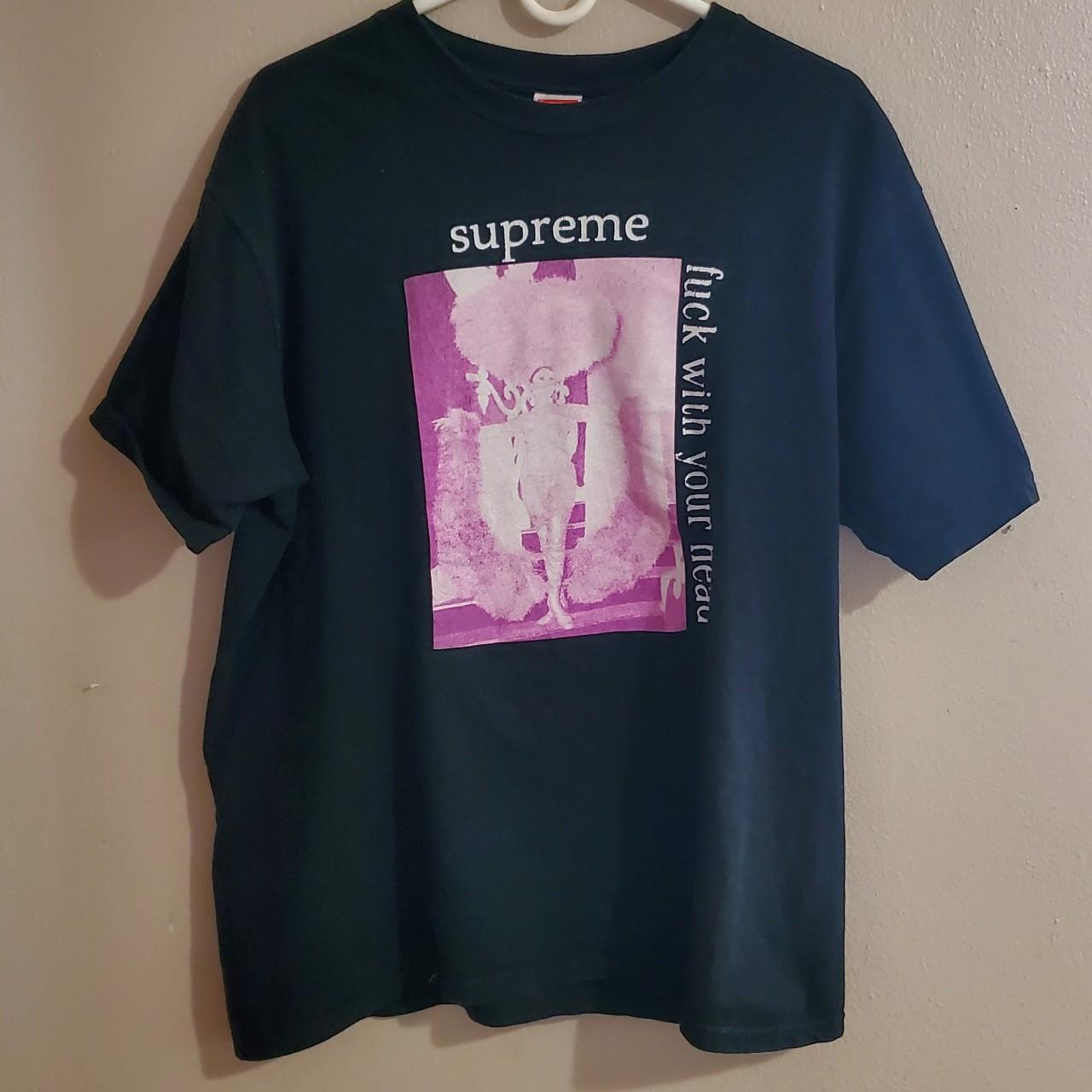 SUPREME FUCK WITH YOUR HEAD T-SHIRT 👹 WELL TAKEN - Depop