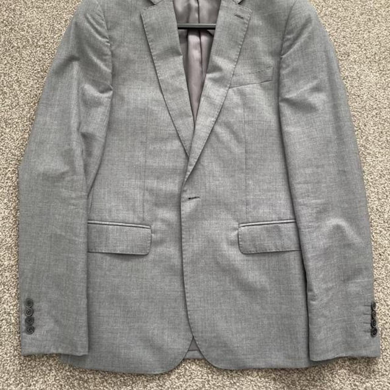 Wool trousers Jaeger Grey size 6 UK in Wool - 36498299